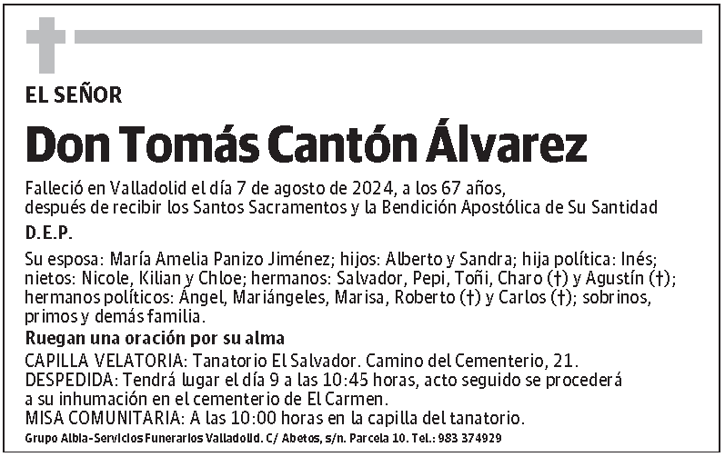 Tomás Cantón Álvarez