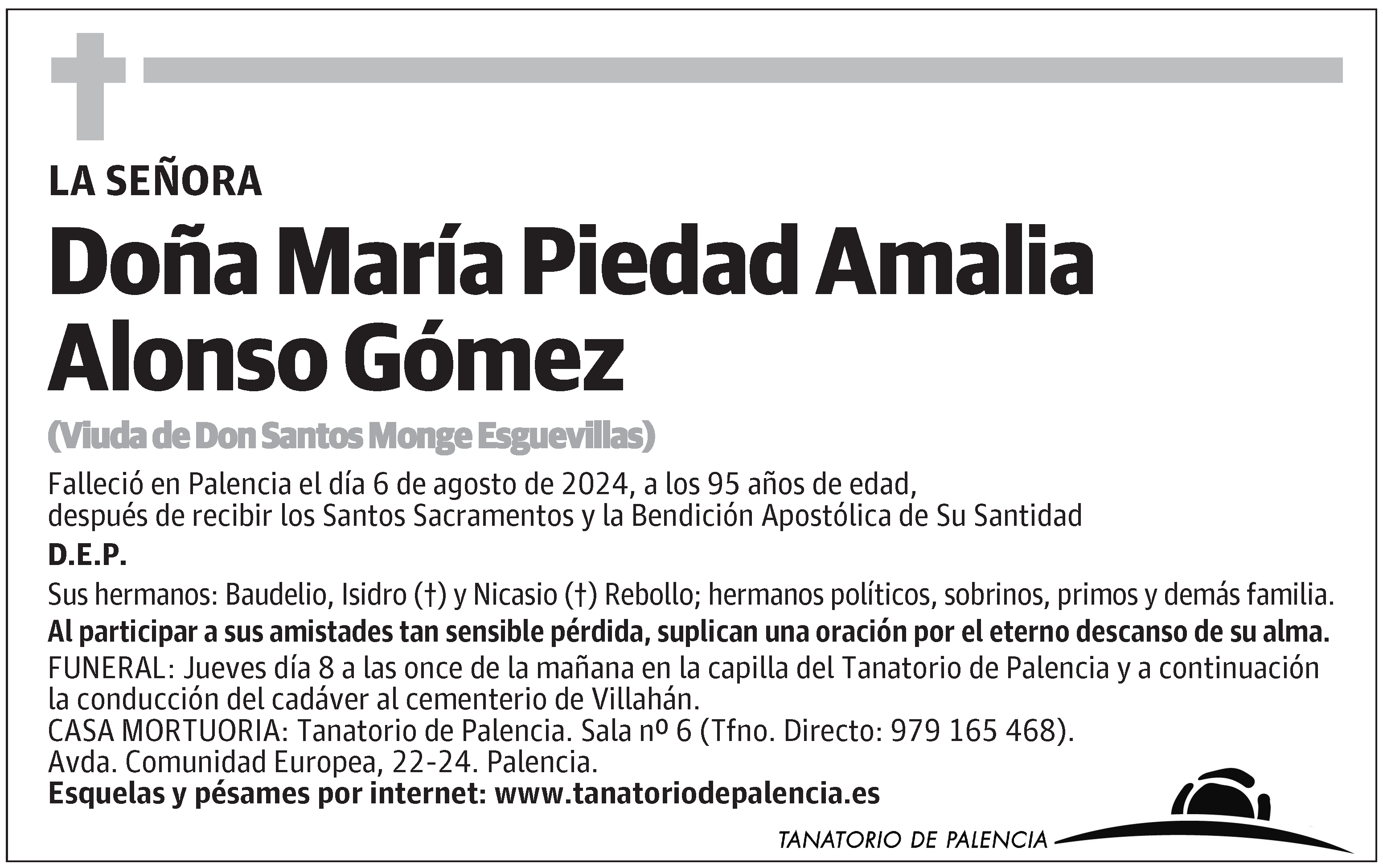 María Piedad Amalia Alonso Gómez