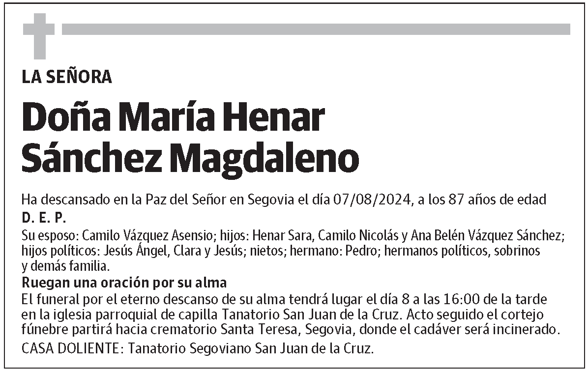 María Henar Sánchez Magdaleno