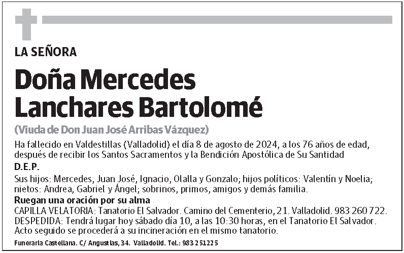 Mercedes Lanchares Bartolomé