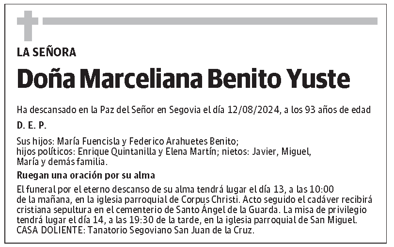 Marceliana Benito Yuste