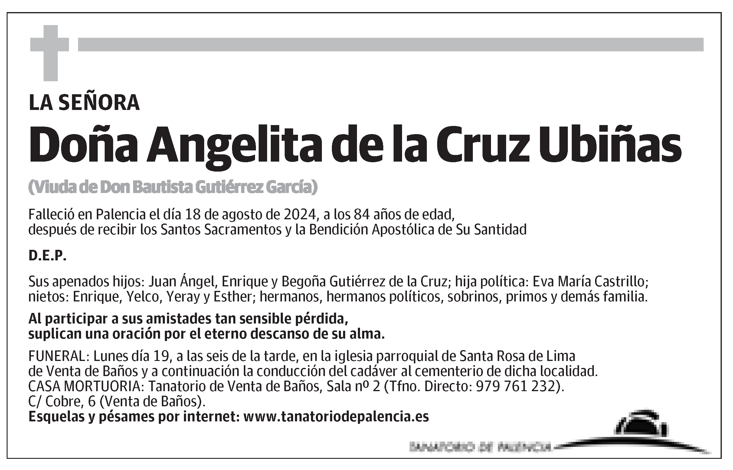 Angelita de la Cruz Ubiñas