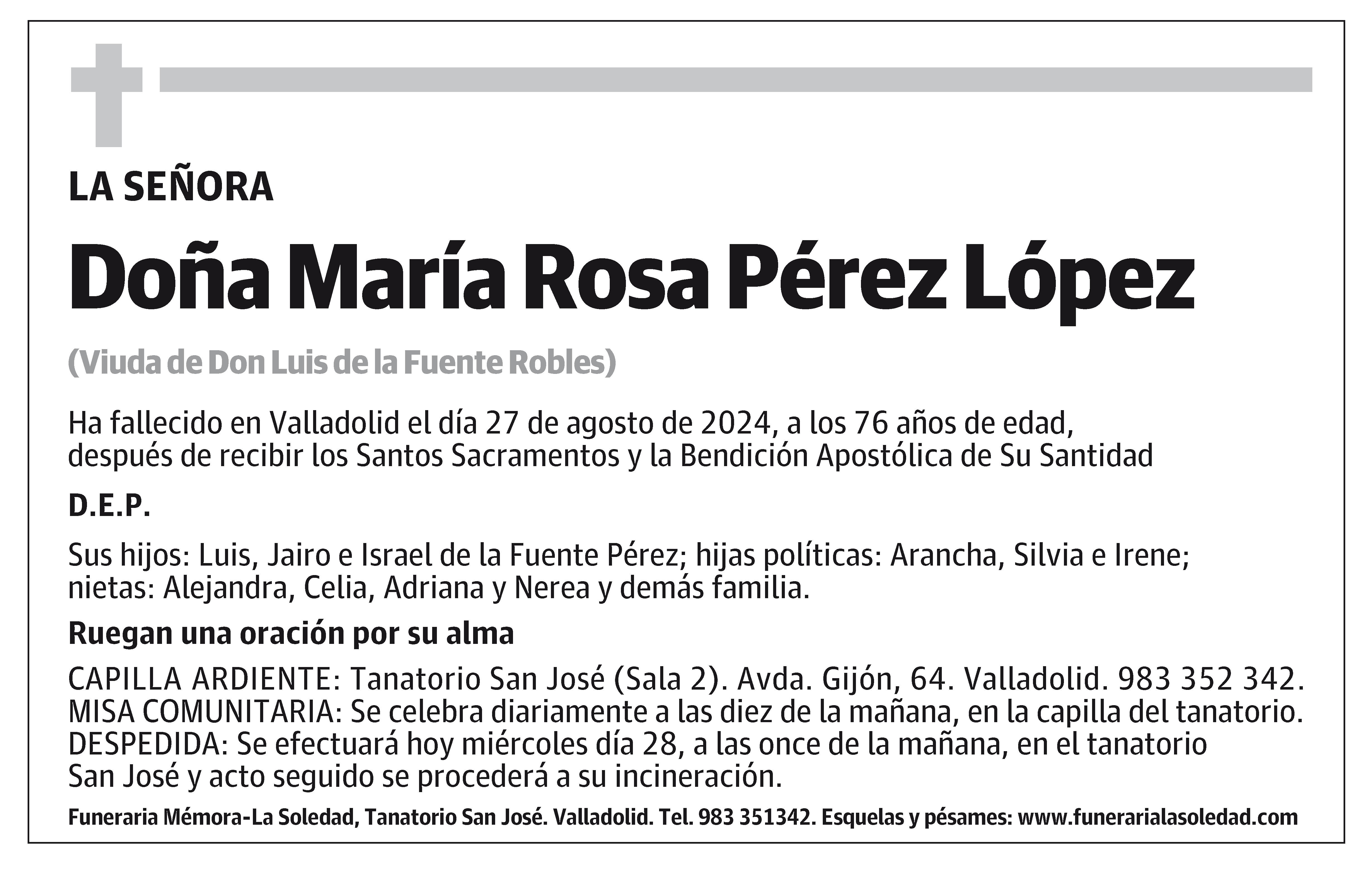 María Rosa Pérez López