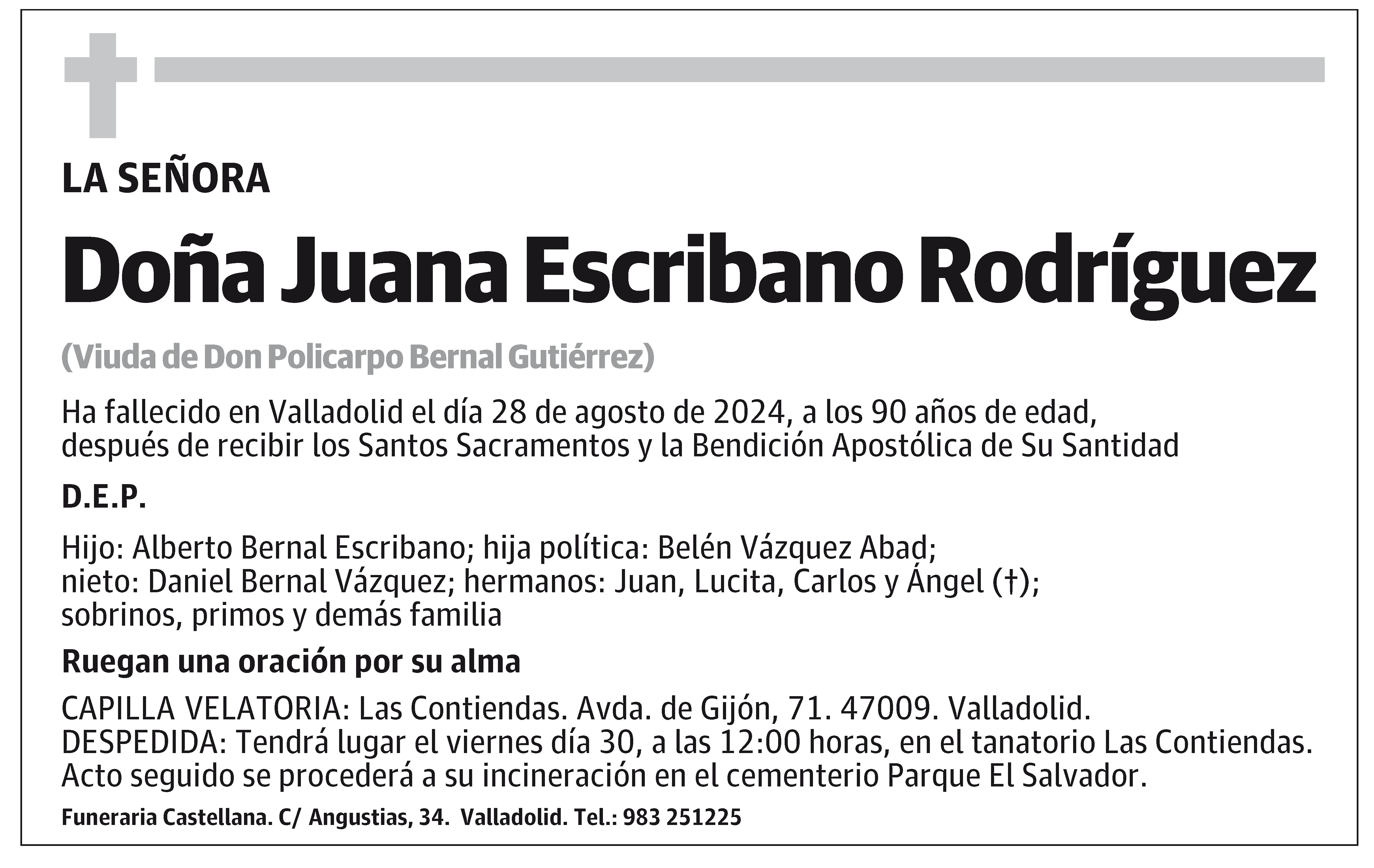 Juana Escribano Rodríguez