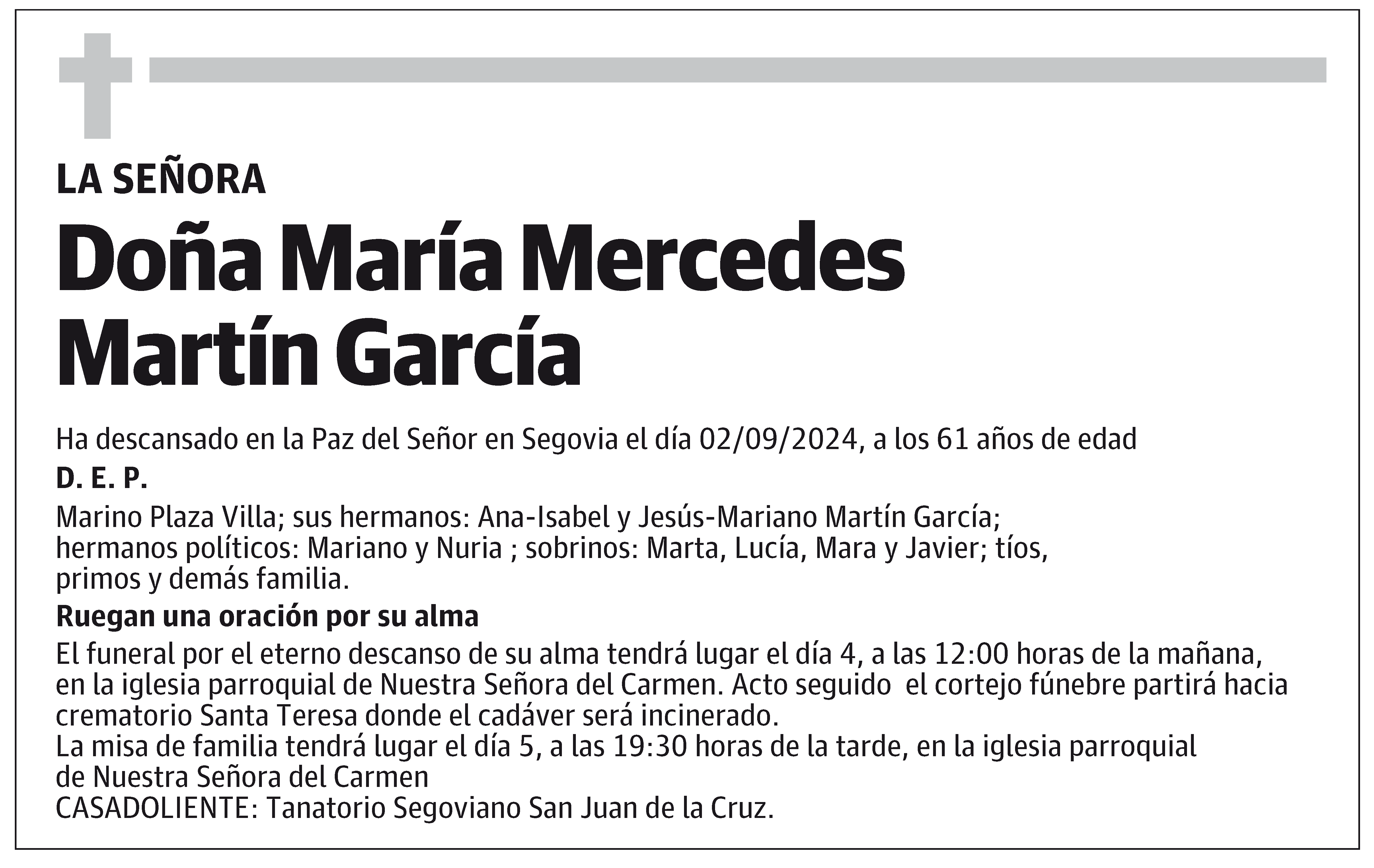 María Mercedes Martín García