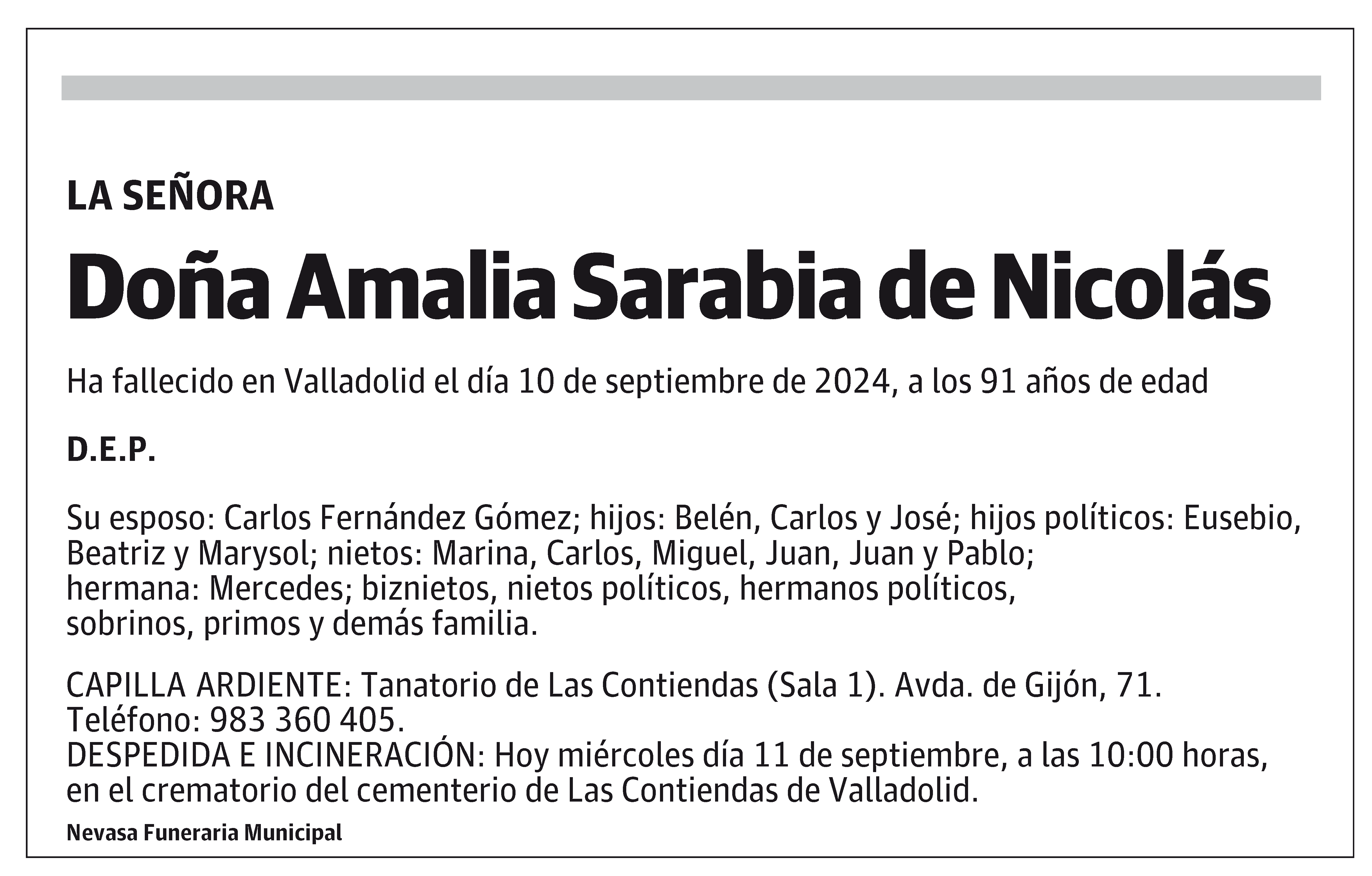 Amalia Sarabia de Nicolás