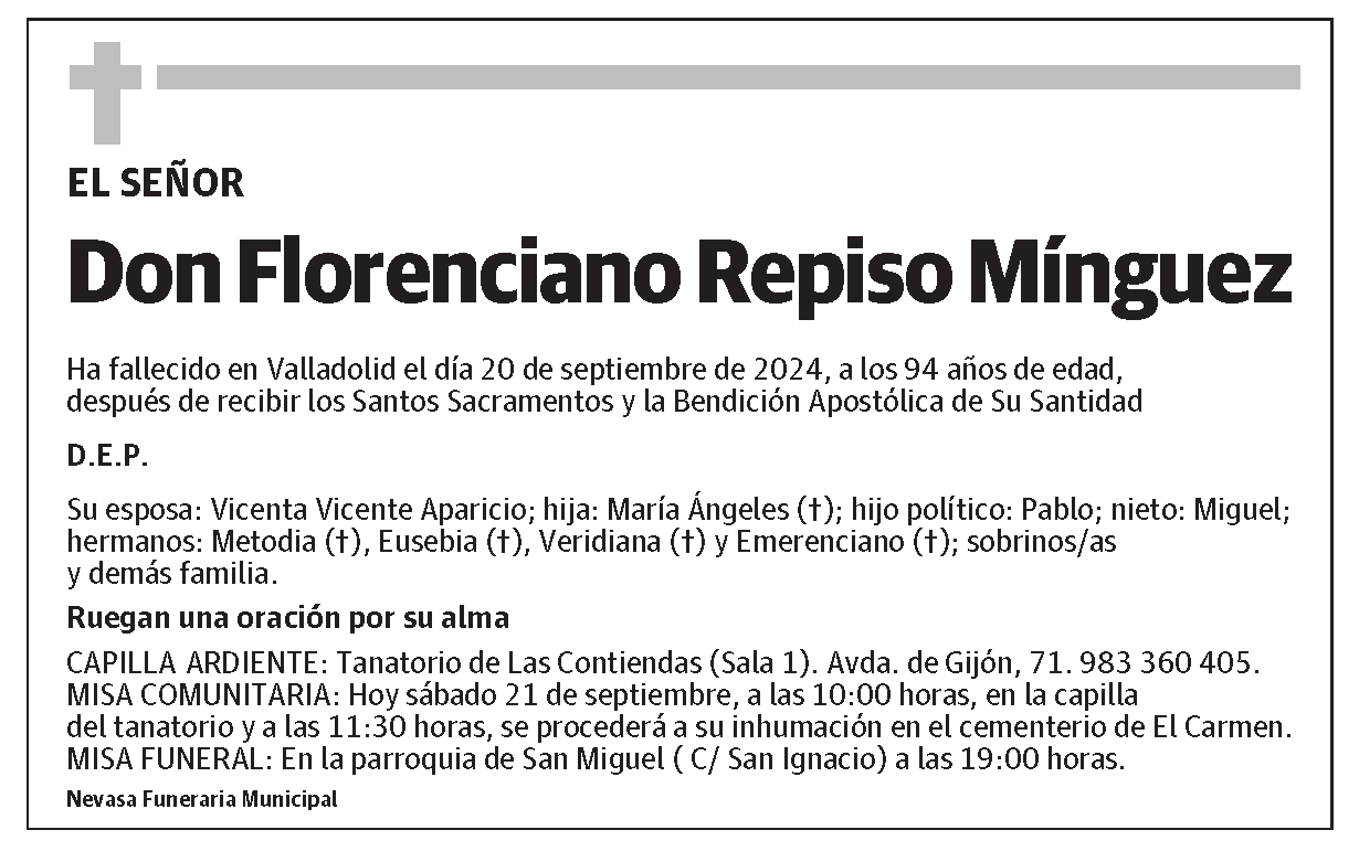 Florenciano Repiso Mínguez