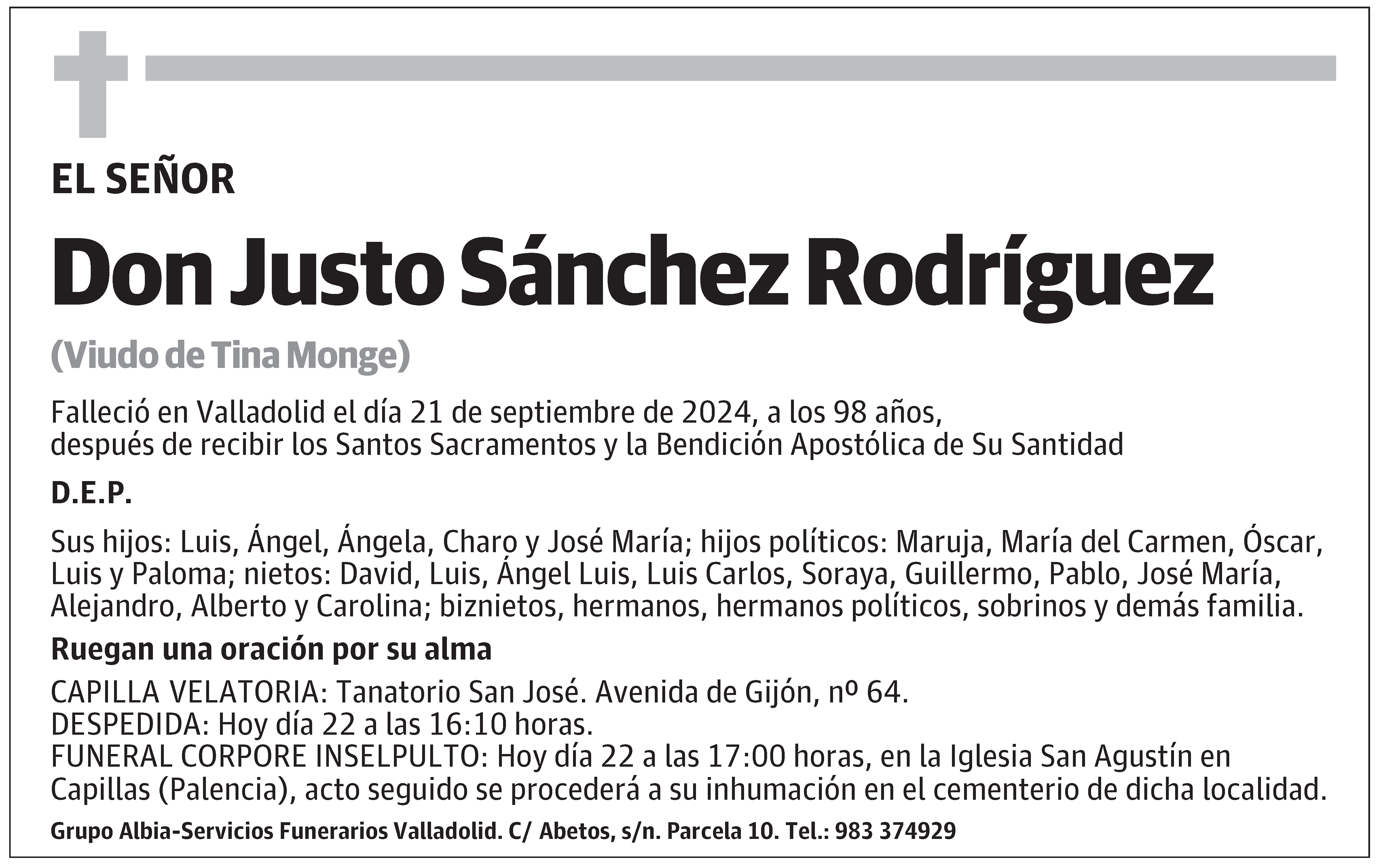 Justo Sánchez Rodríguez