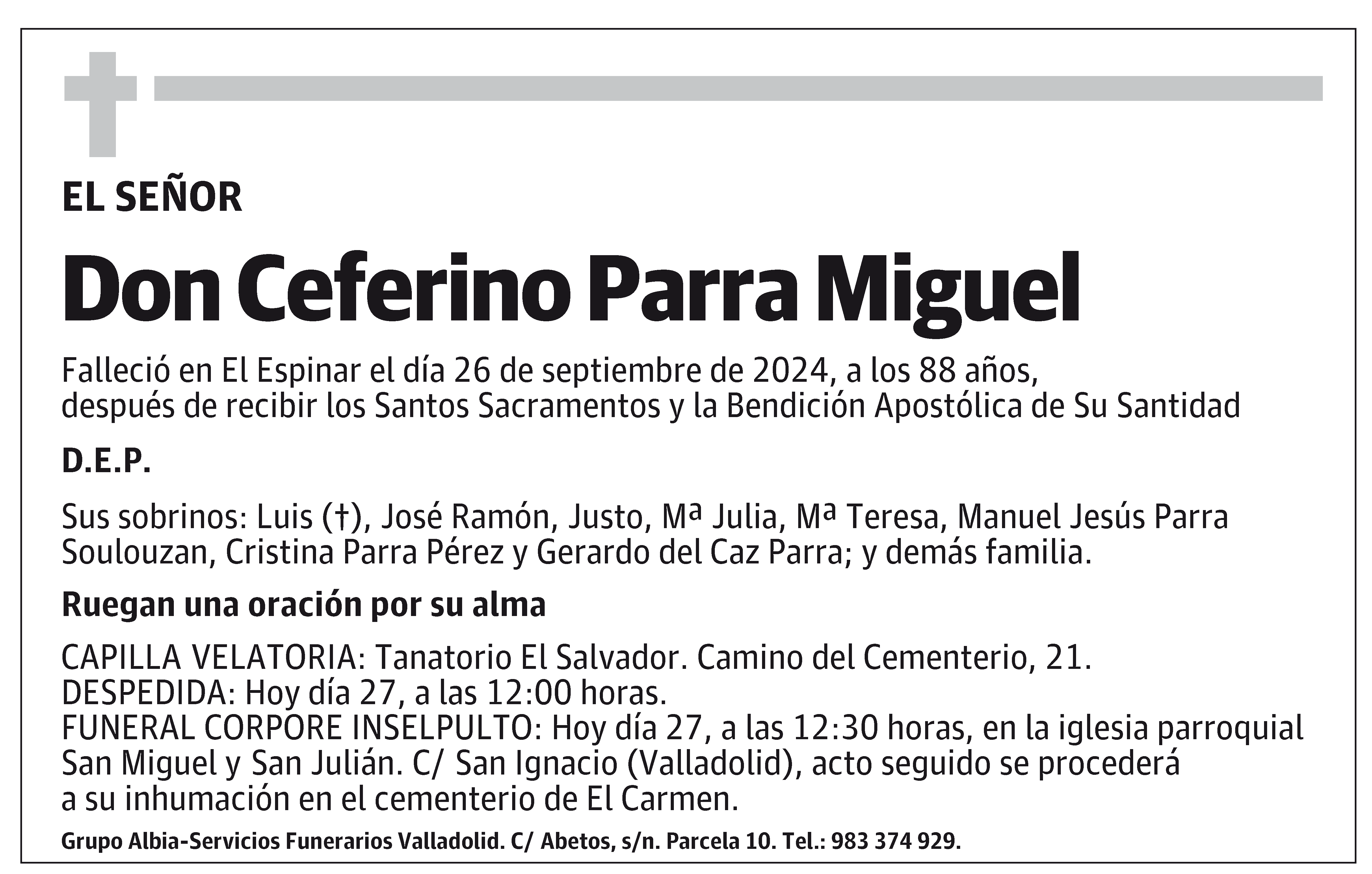 Ceferino Parra Miguel
