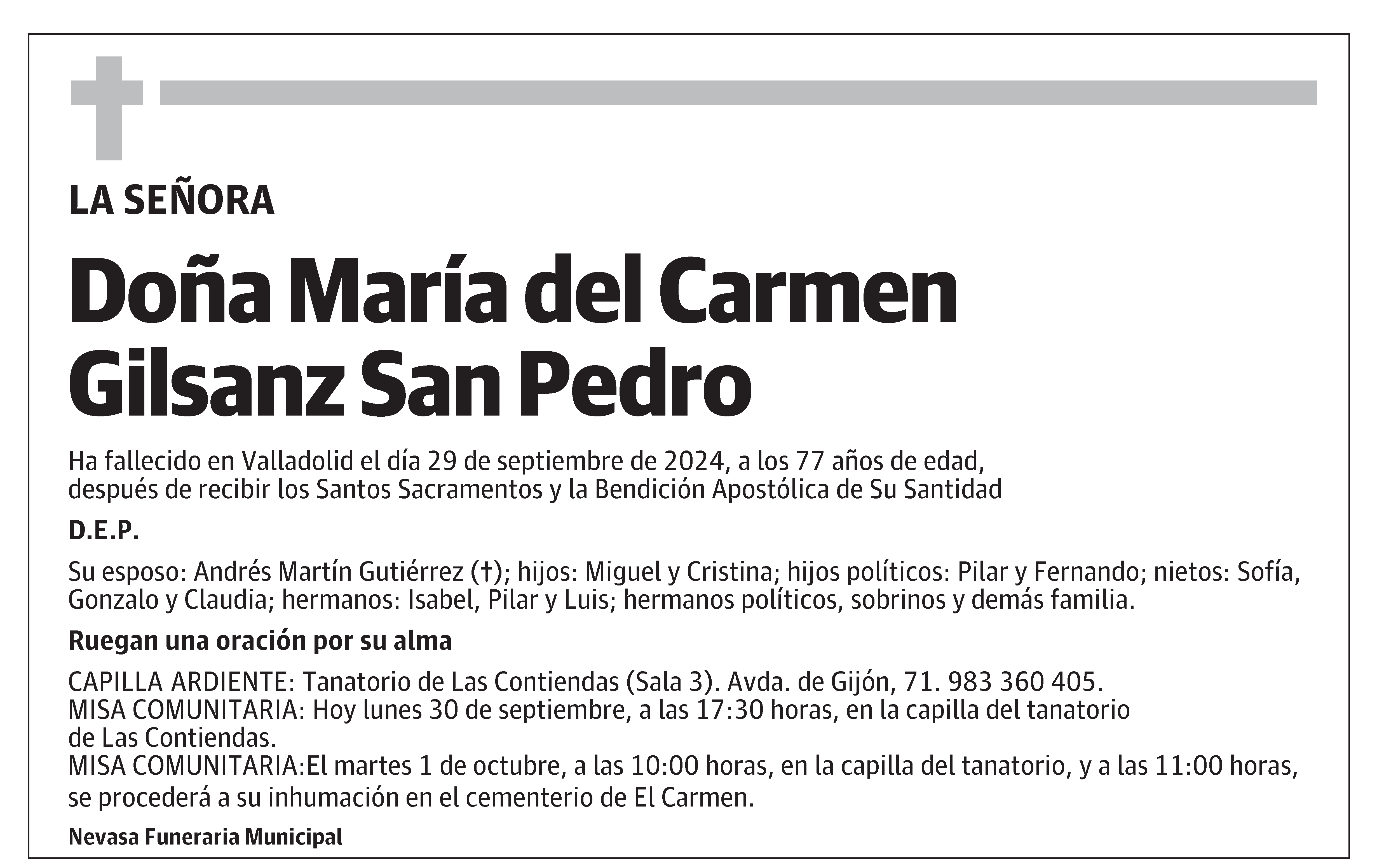 María del Carmen Gilsanz San Pedro