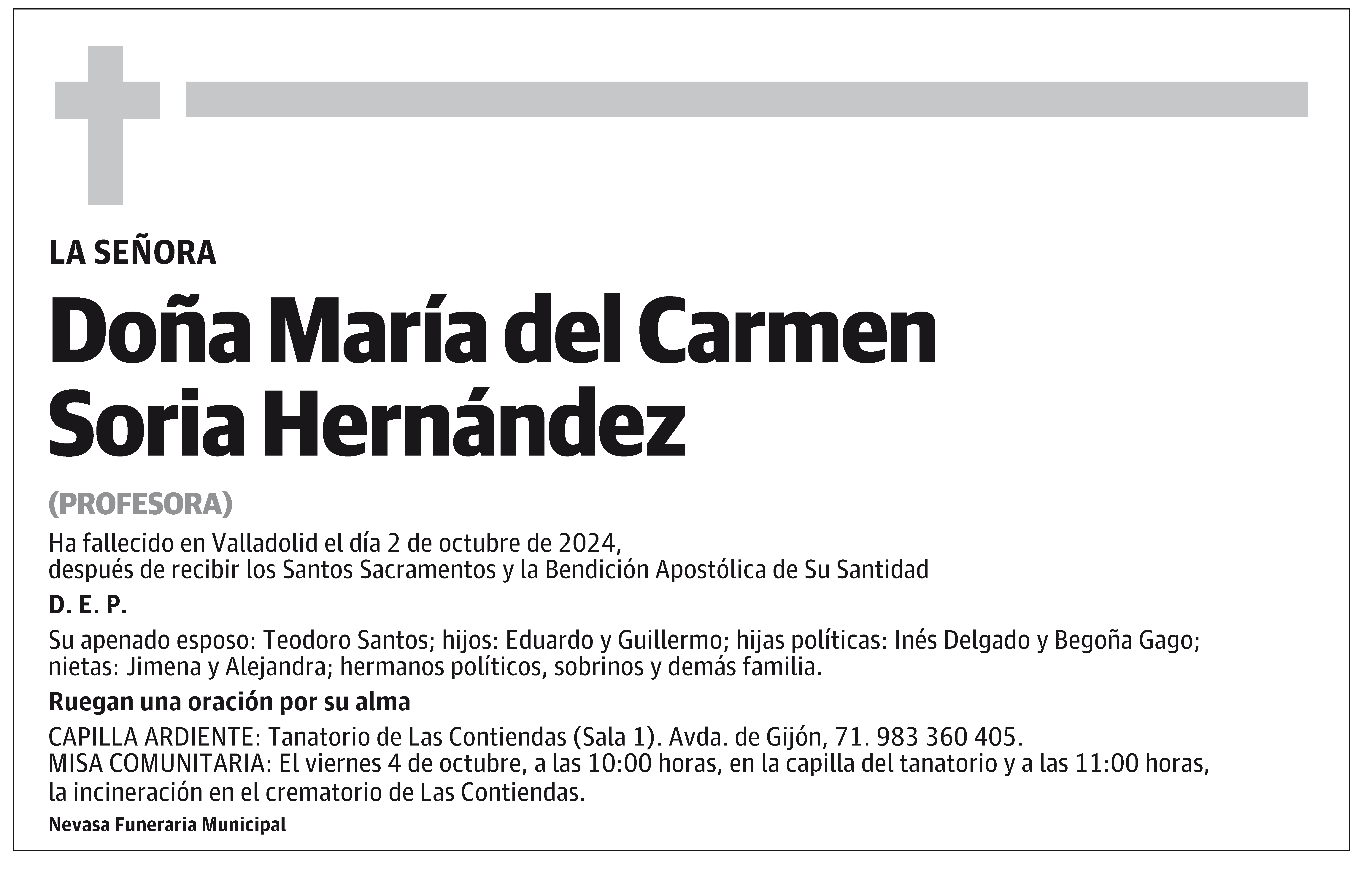 María del Carmen Soria Hernández