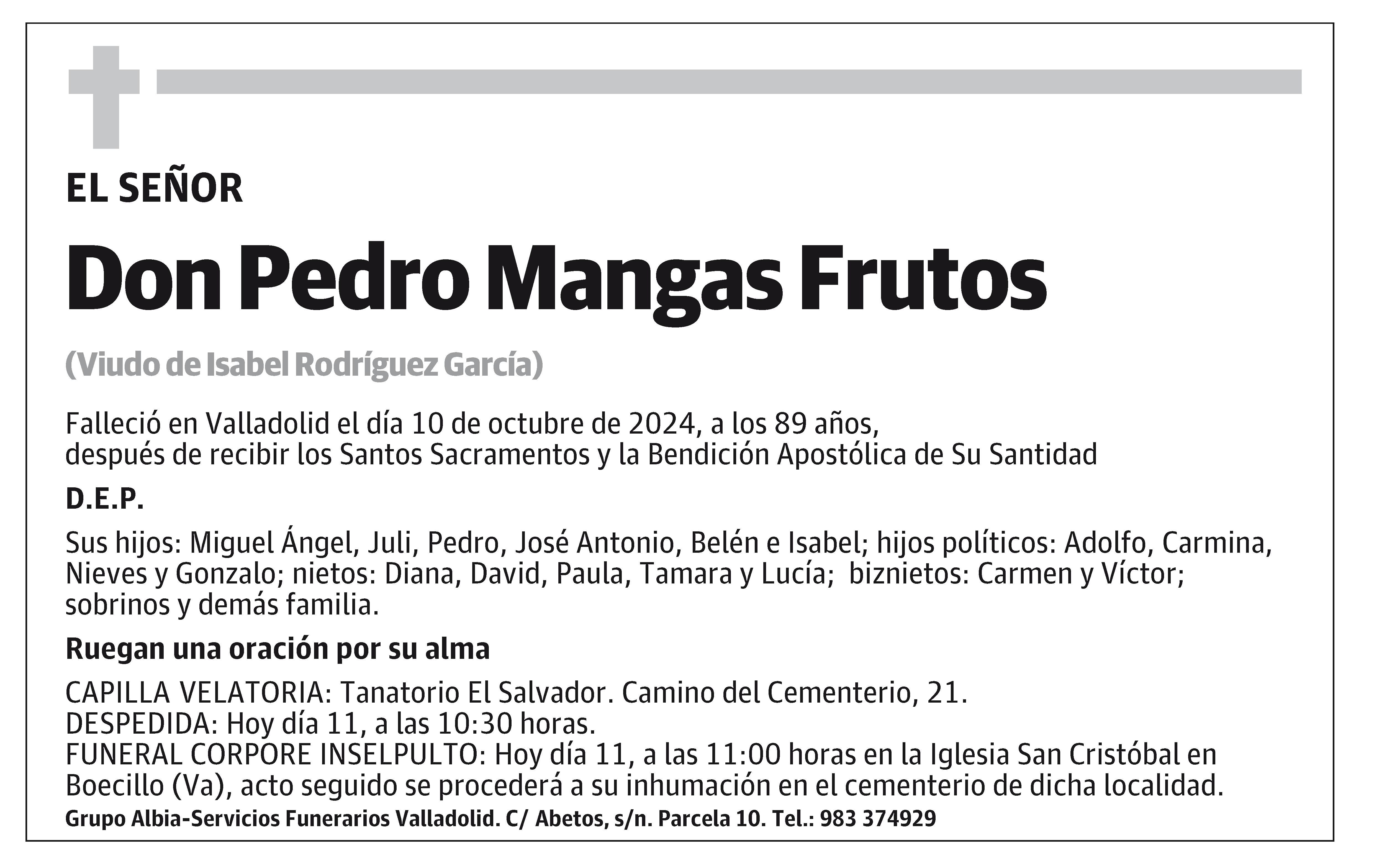 Pedro Mangas Frutos
