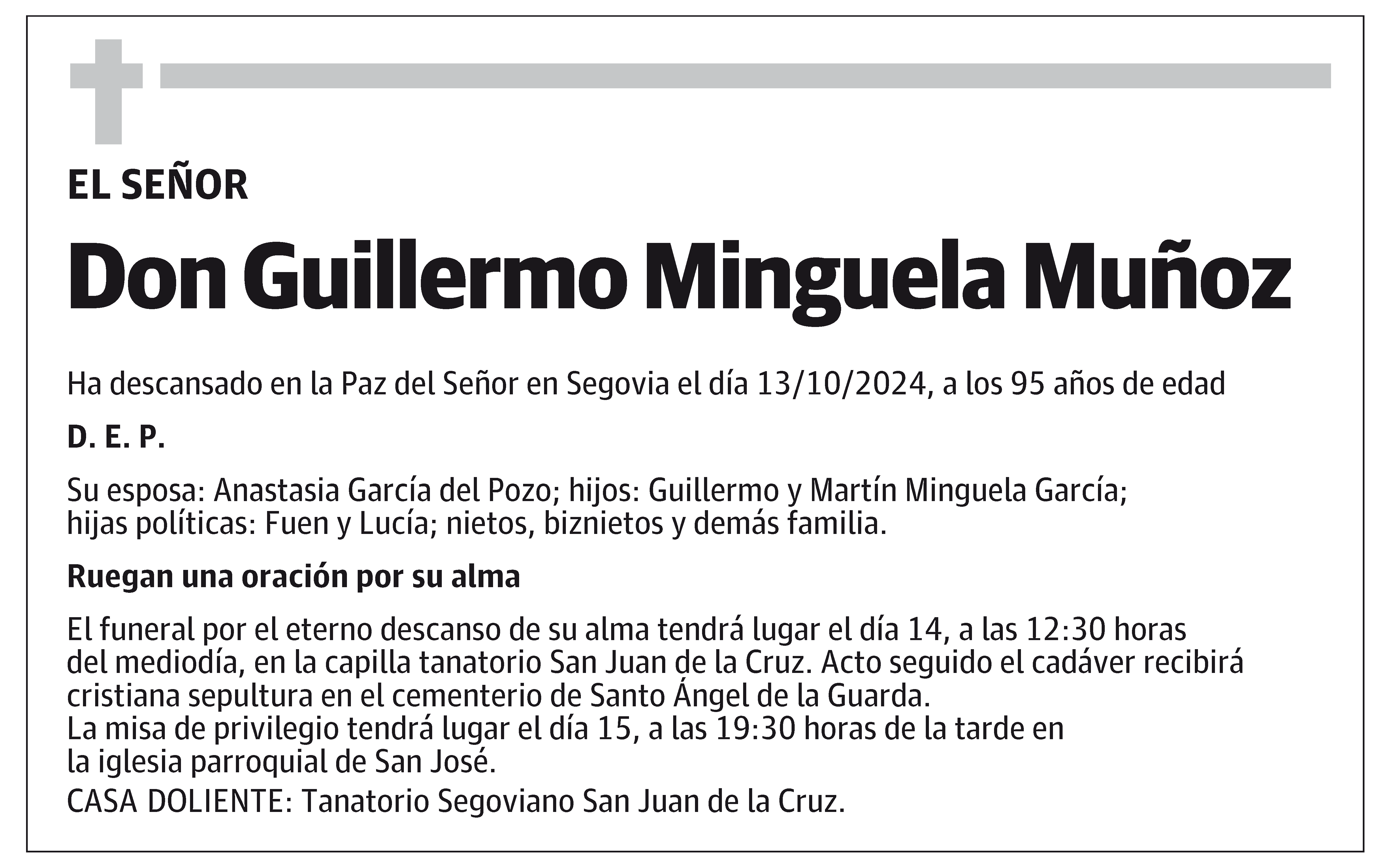 Guillermo Minguela Muñoz