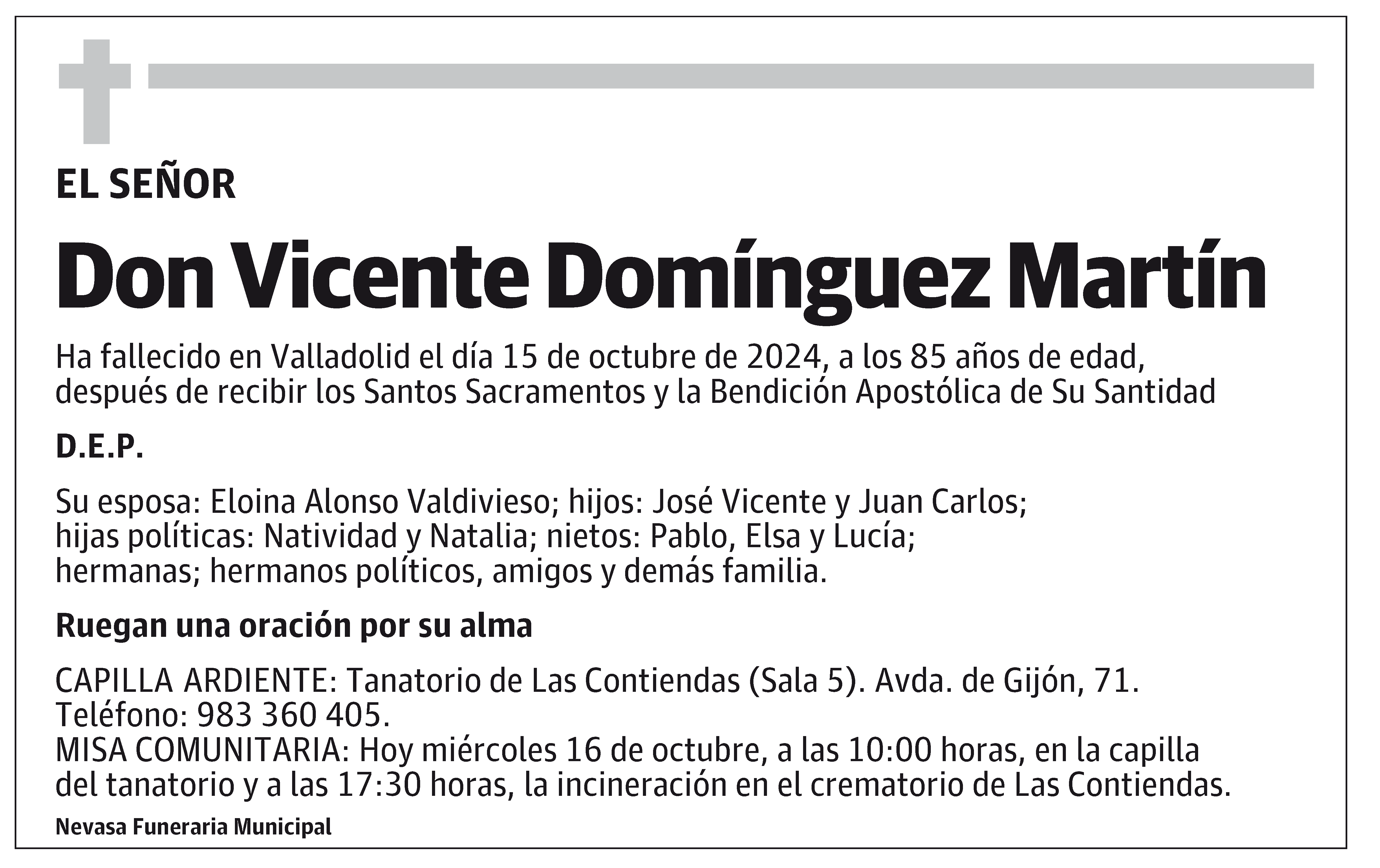 Vicente Domínguez Martín