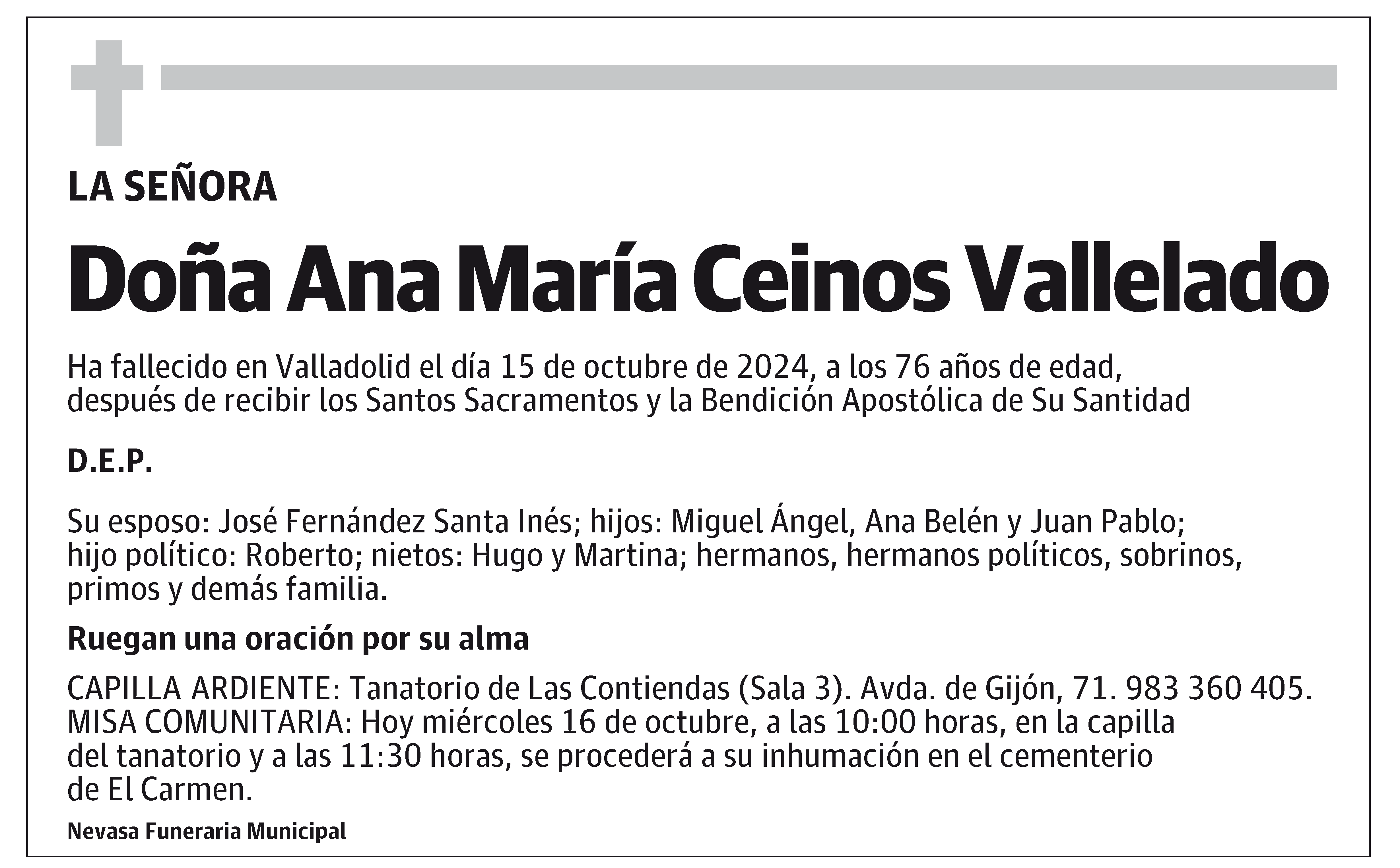 Ana María Ceinos Vallelado