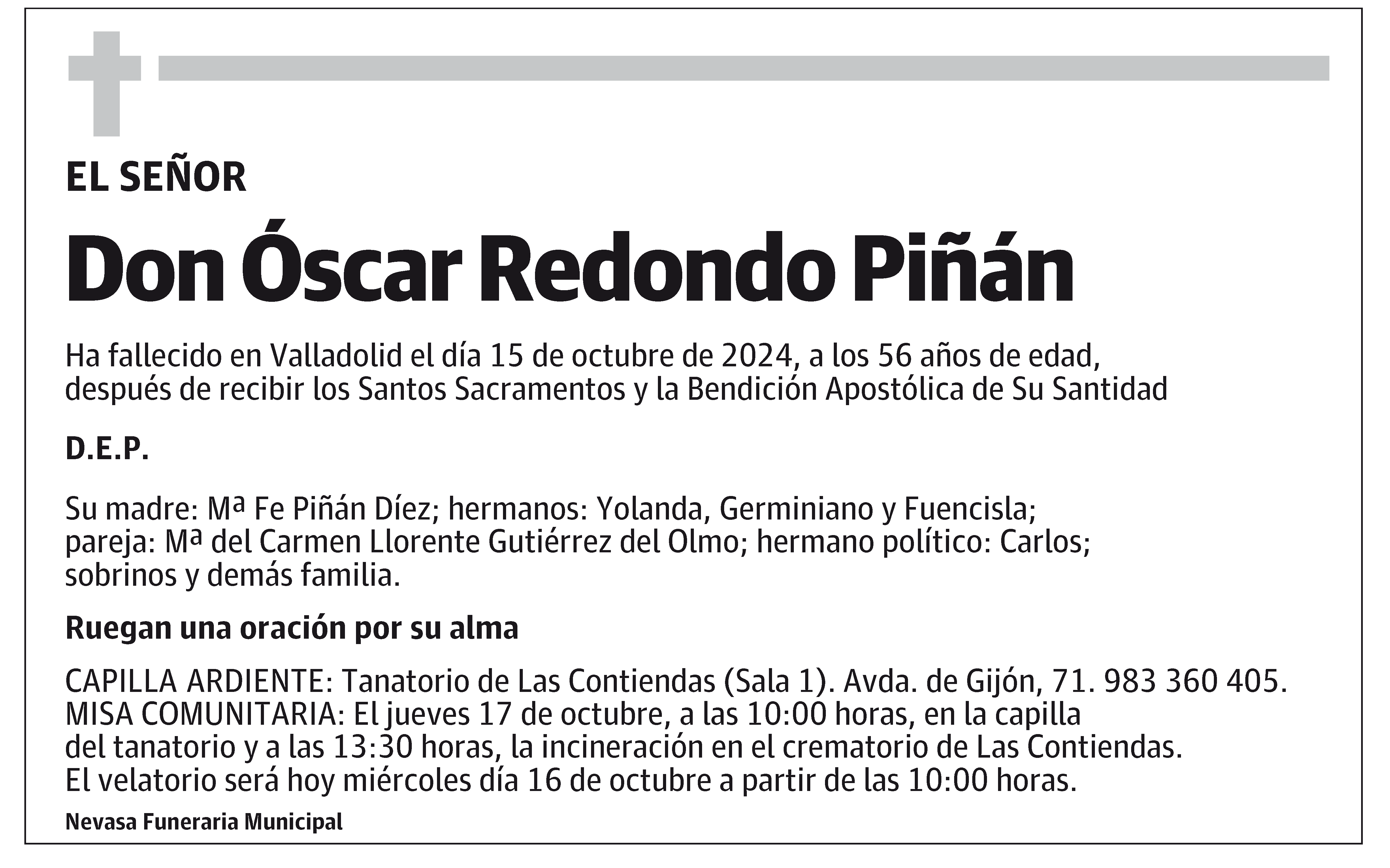 Óscar Redondo Piñán