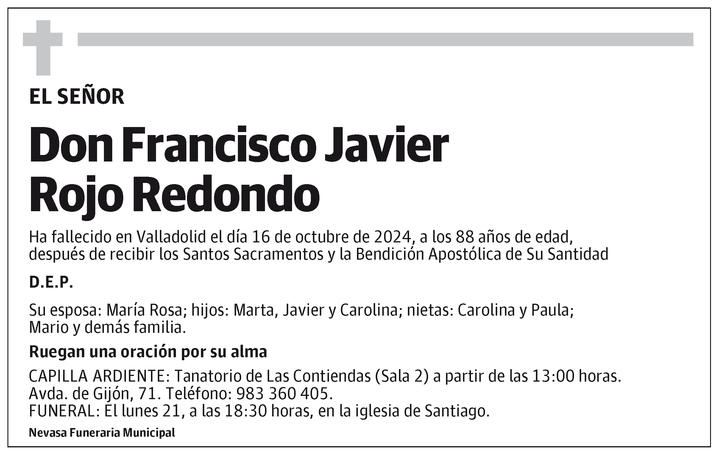 Francisco Javier Rojo Redondo