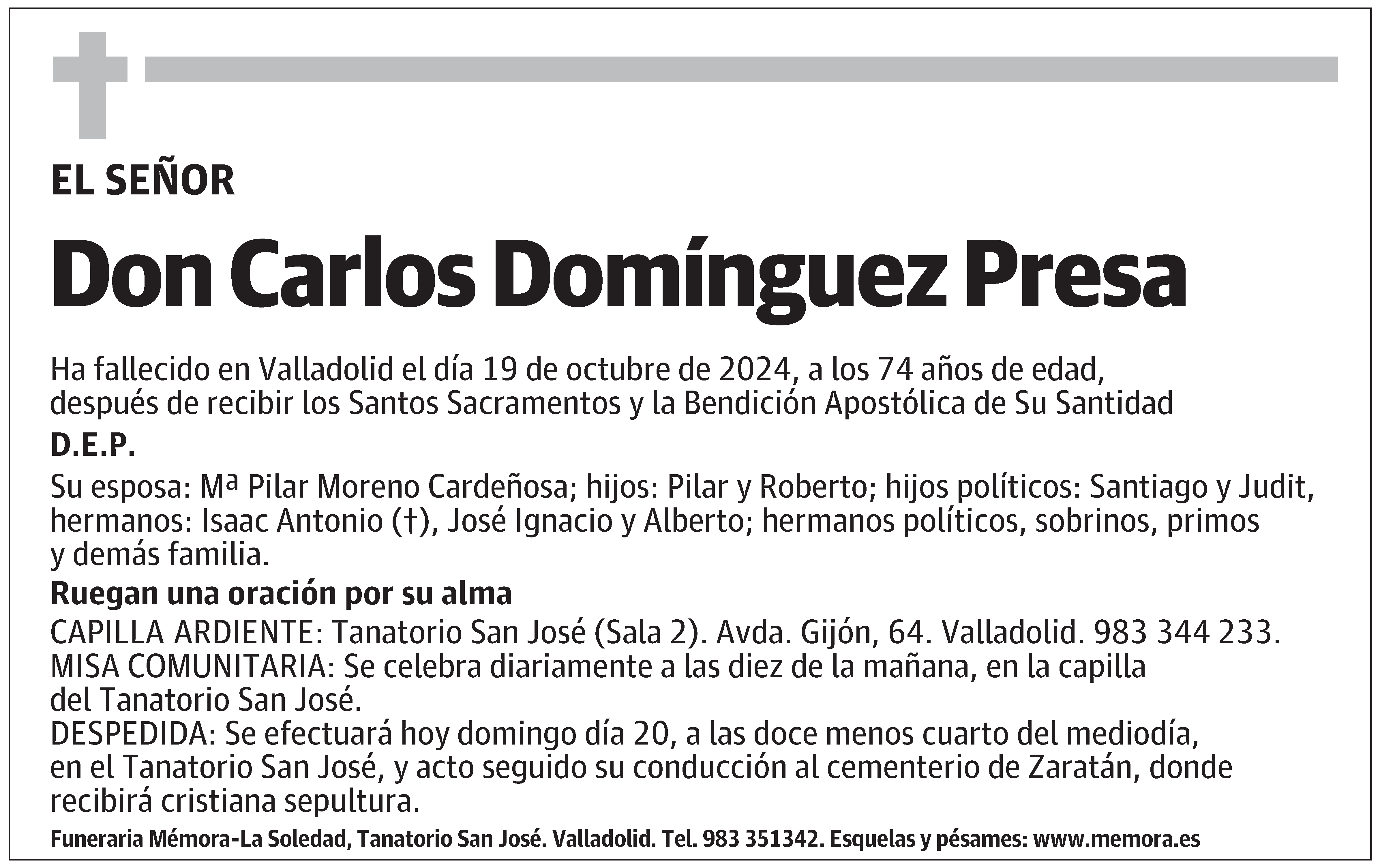 Carlos Domínguez Presa