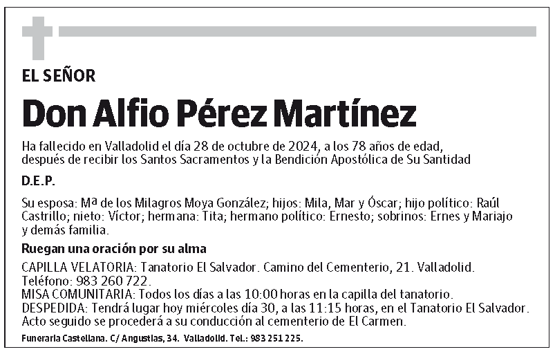 Alfio Pérez Martínez