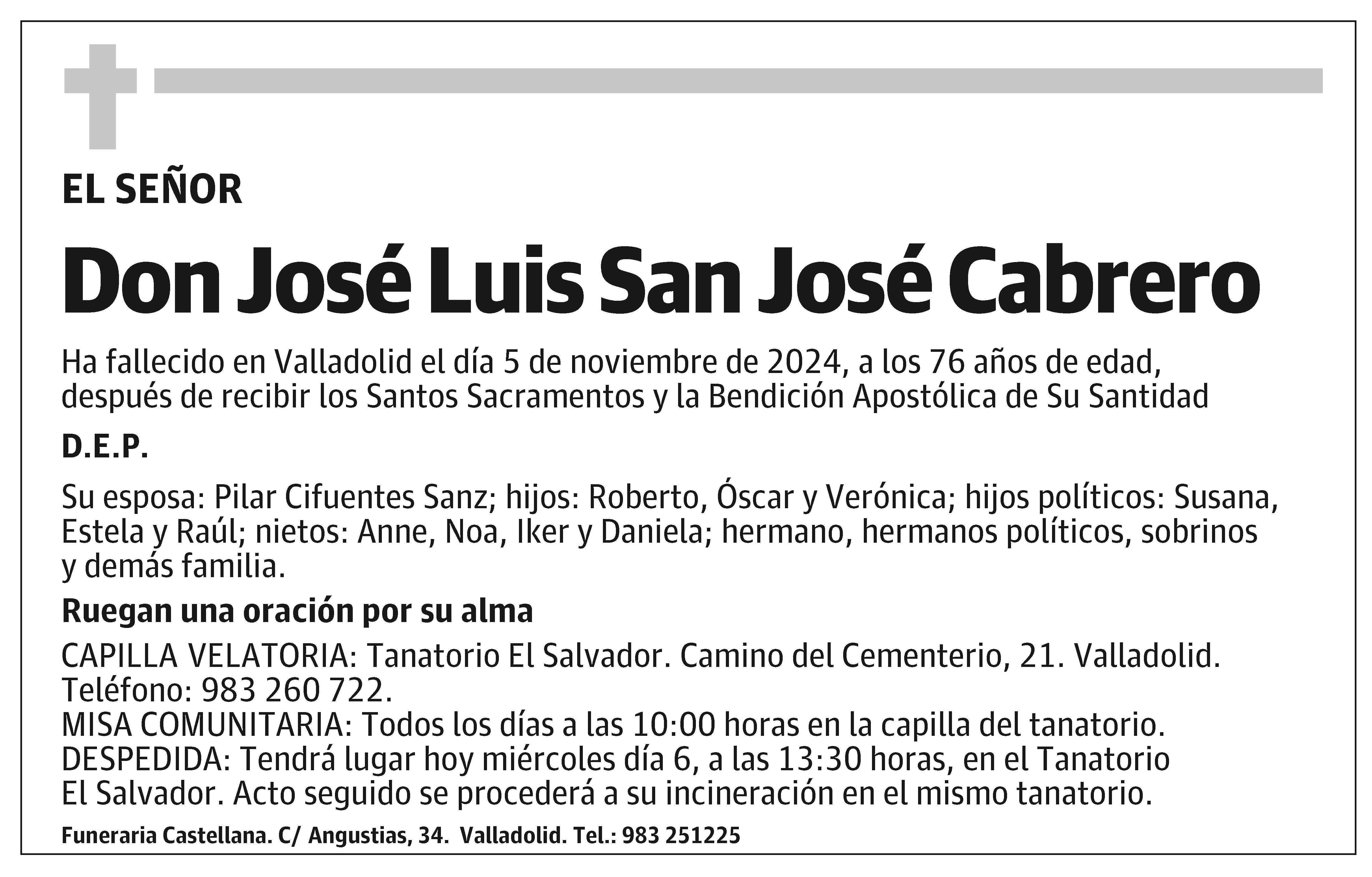 José Luis San José Cabrero