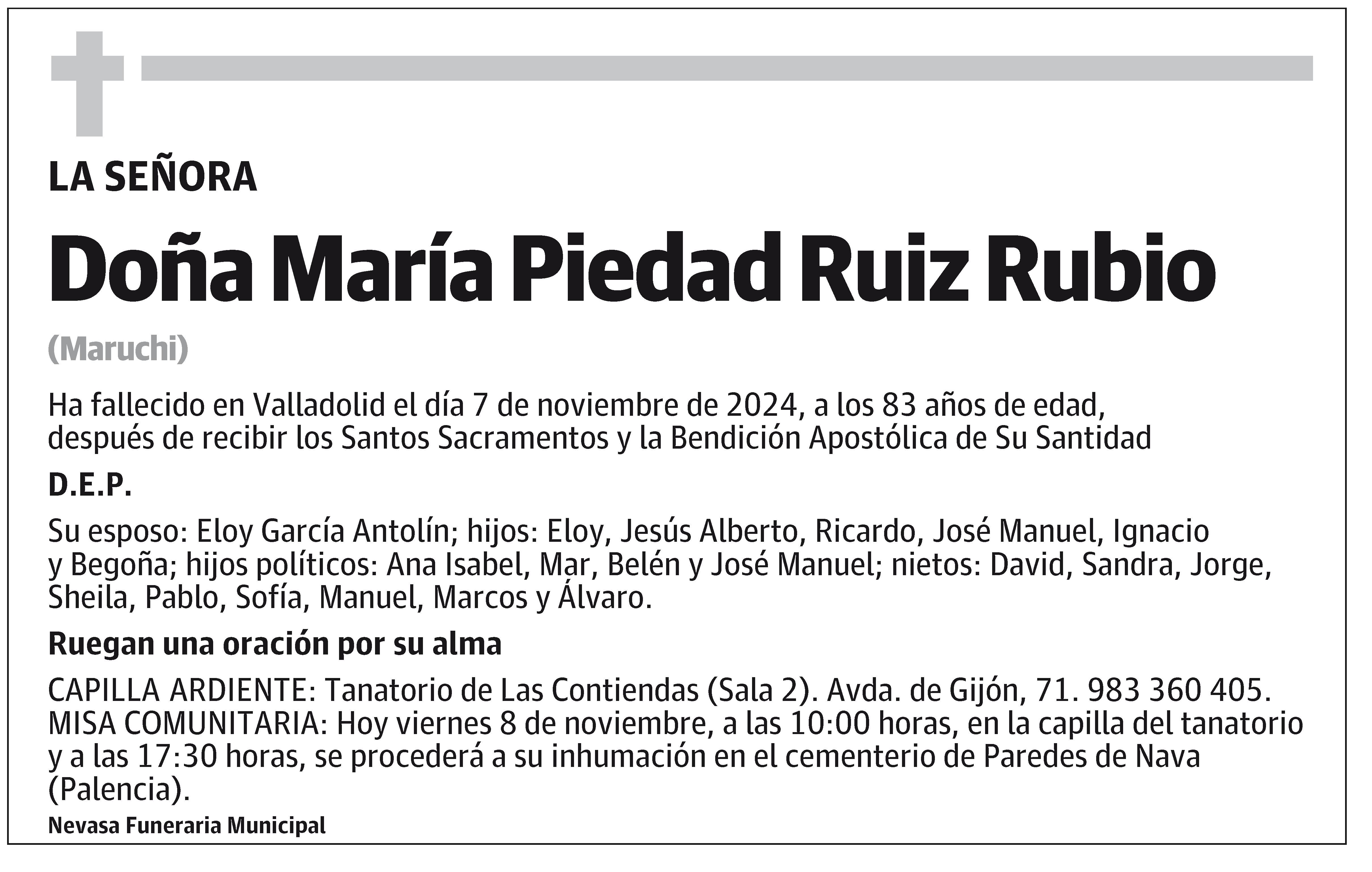 María Piedad Ruiz Rubio