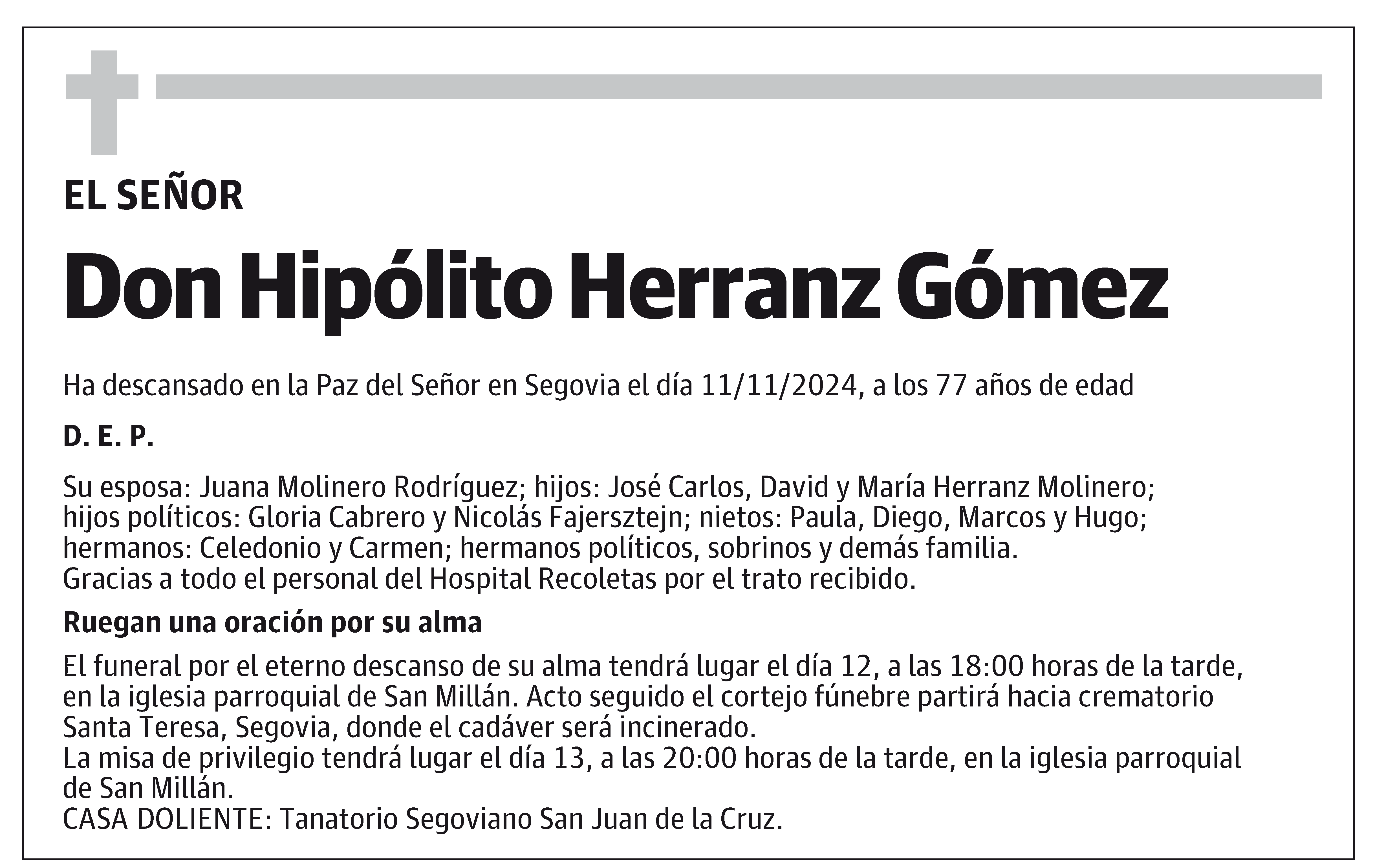 Hipólito Herranz Gómez