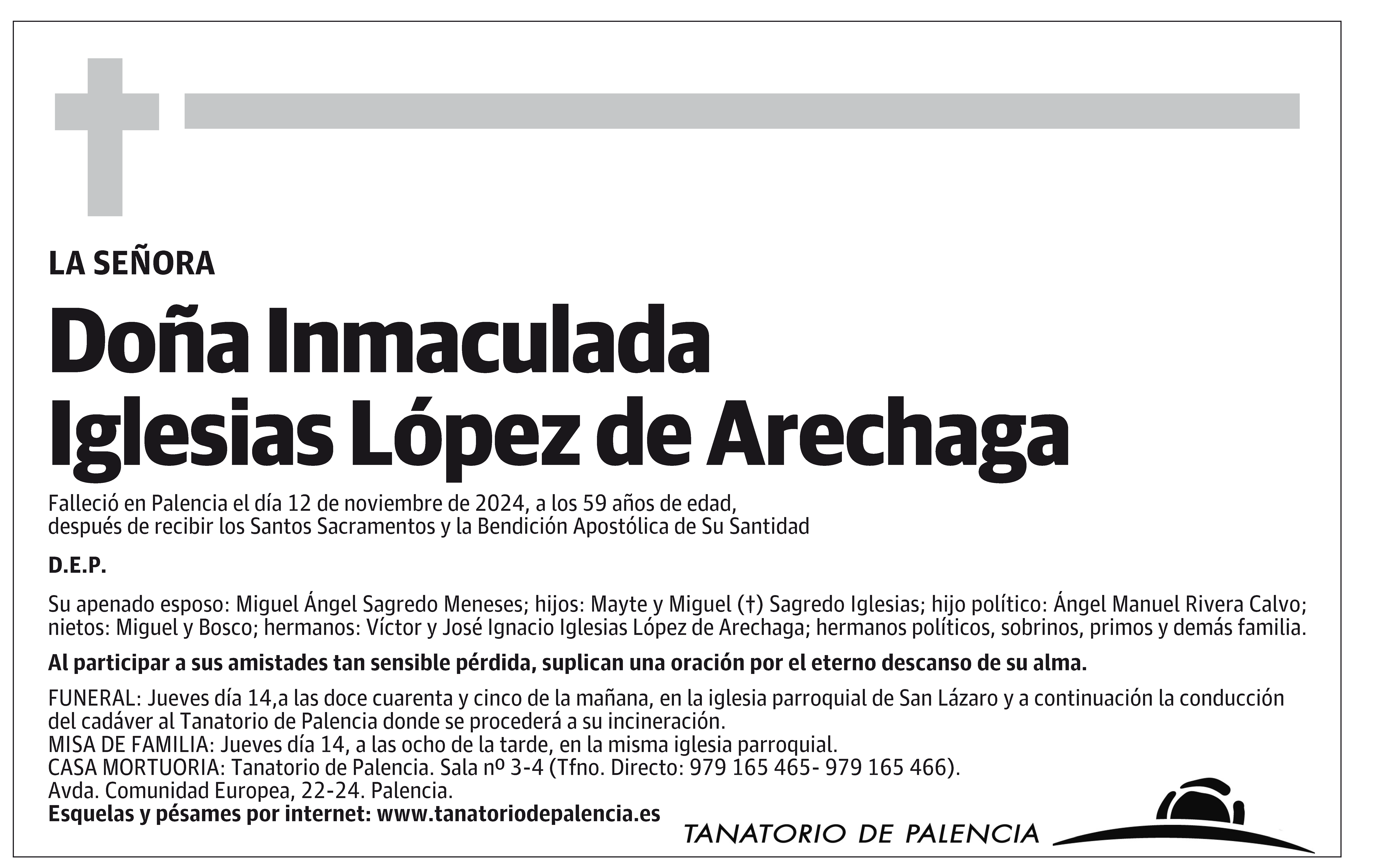 Inmaculada Iglesias López de Arechaga