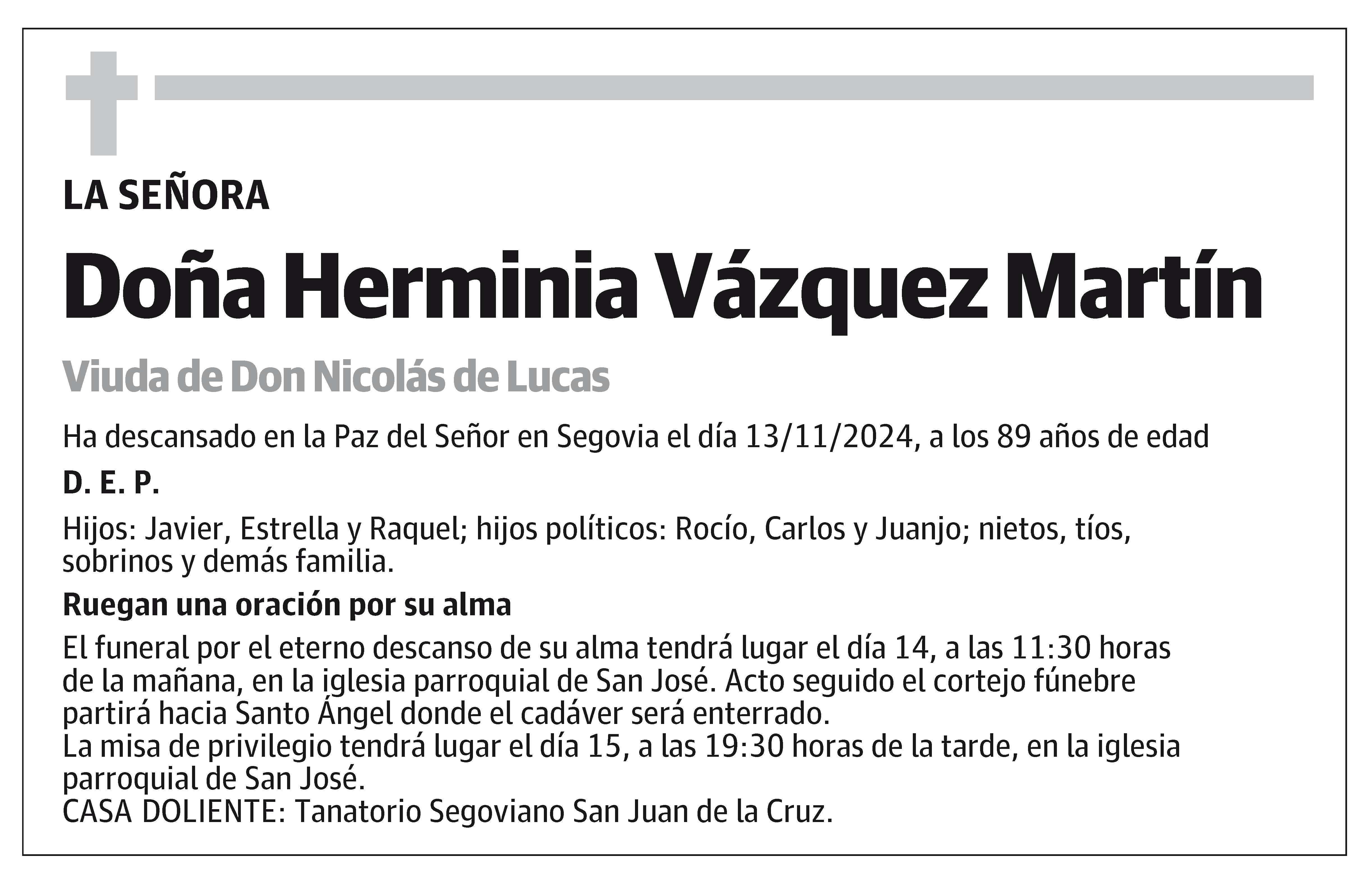 Herminia Vázquez Martín