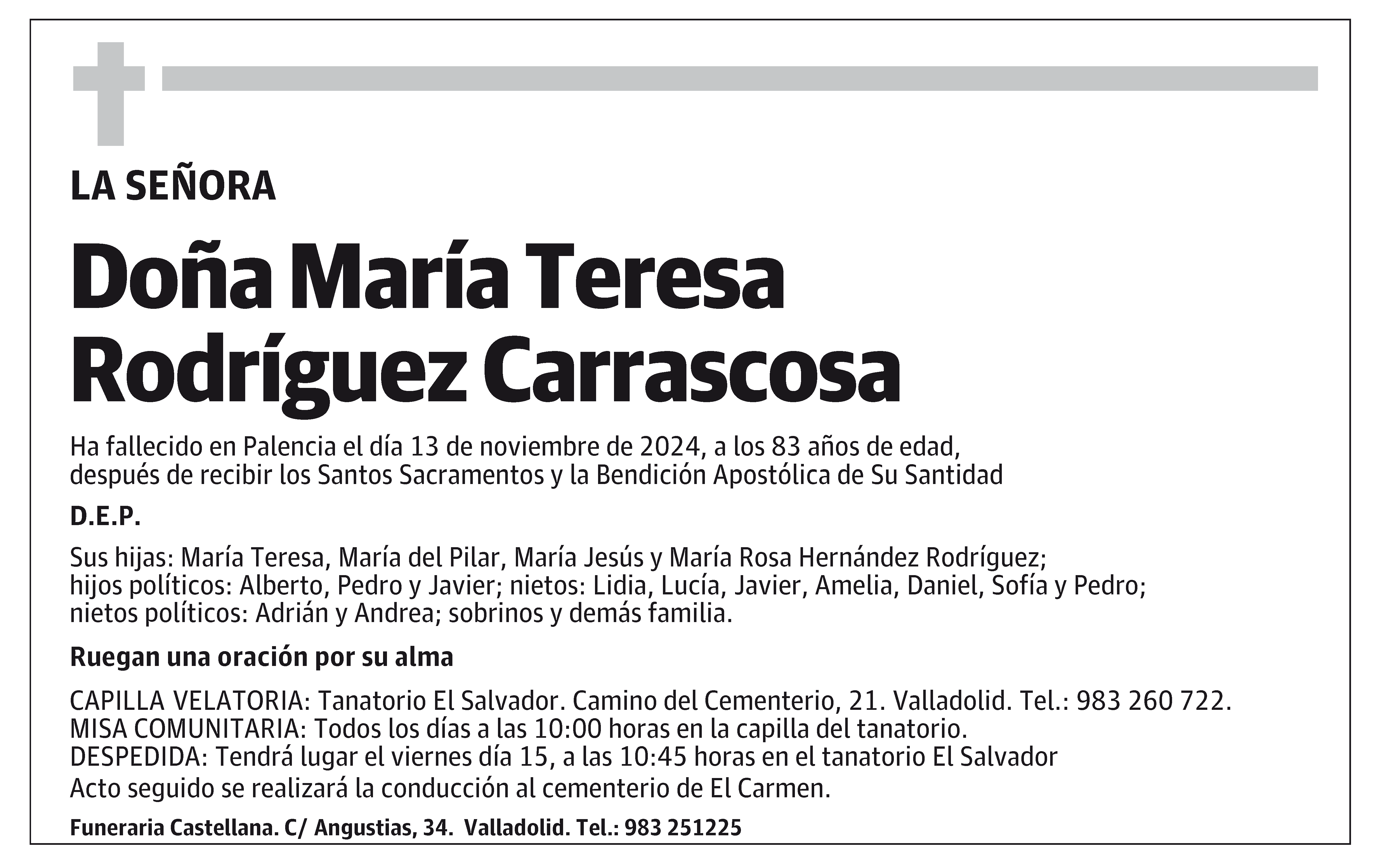 María Teresa Rodríguez Carrascosa