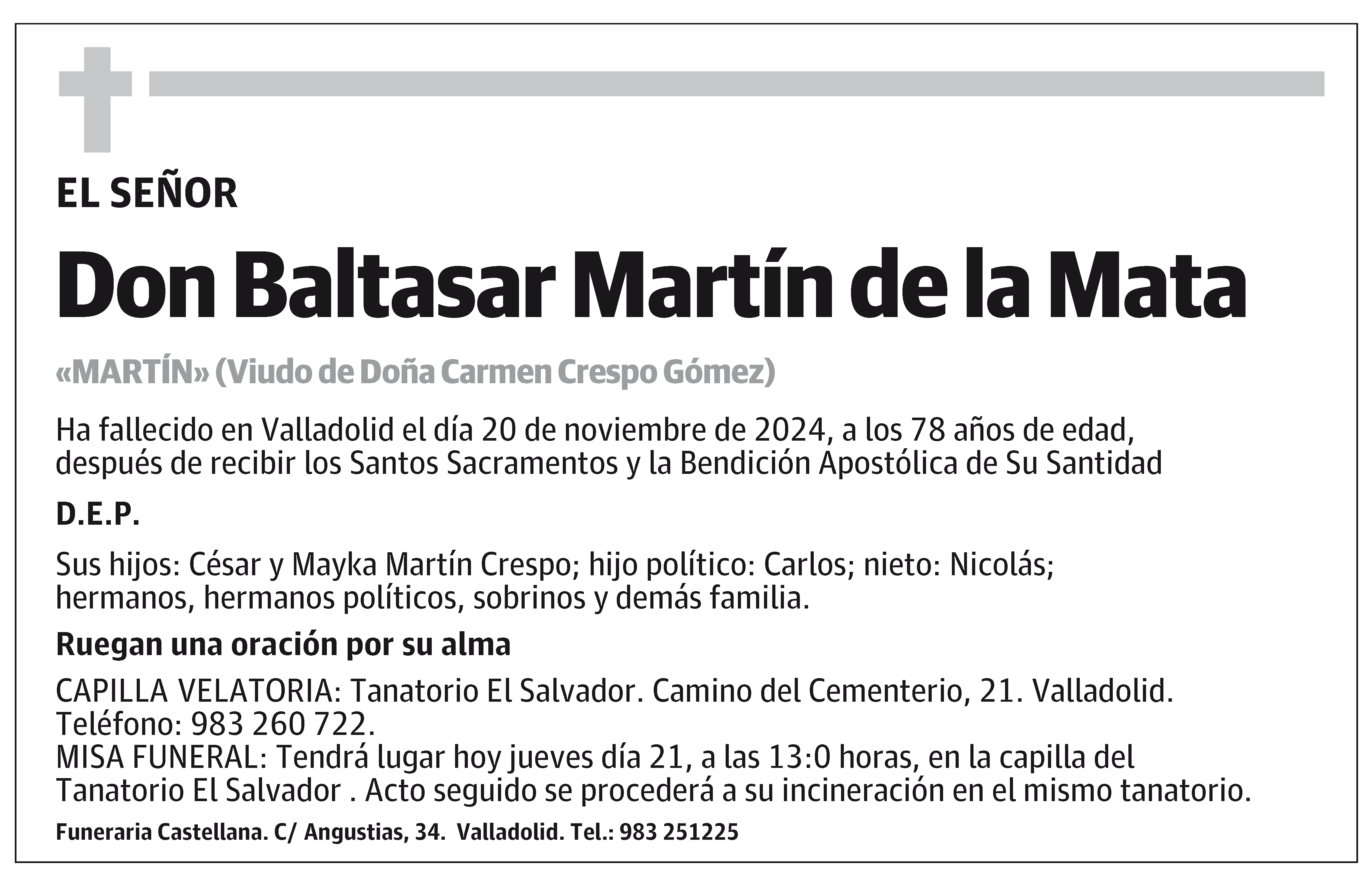 Baltasar Martín de la Mata