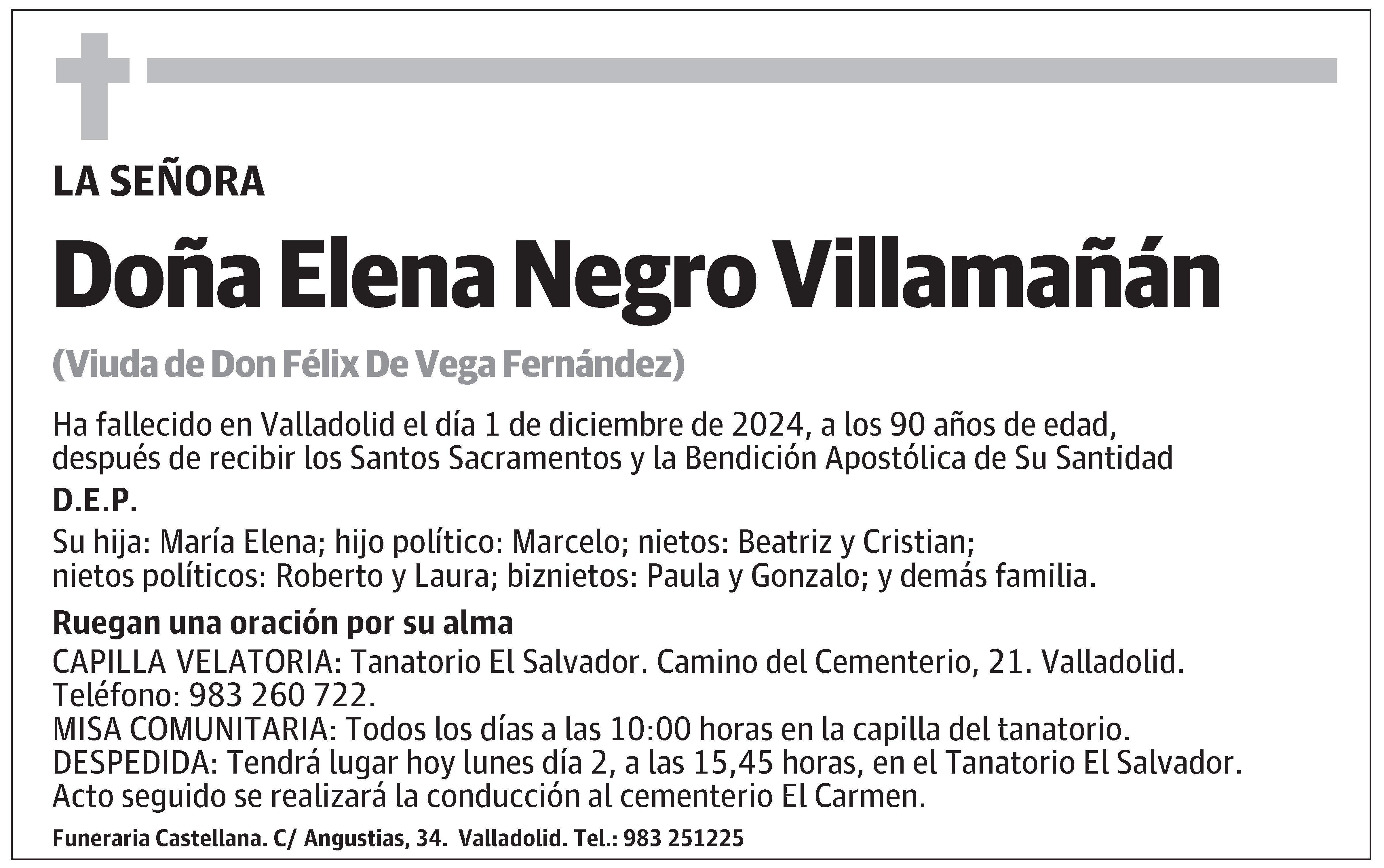 Elena Negro Villamañán