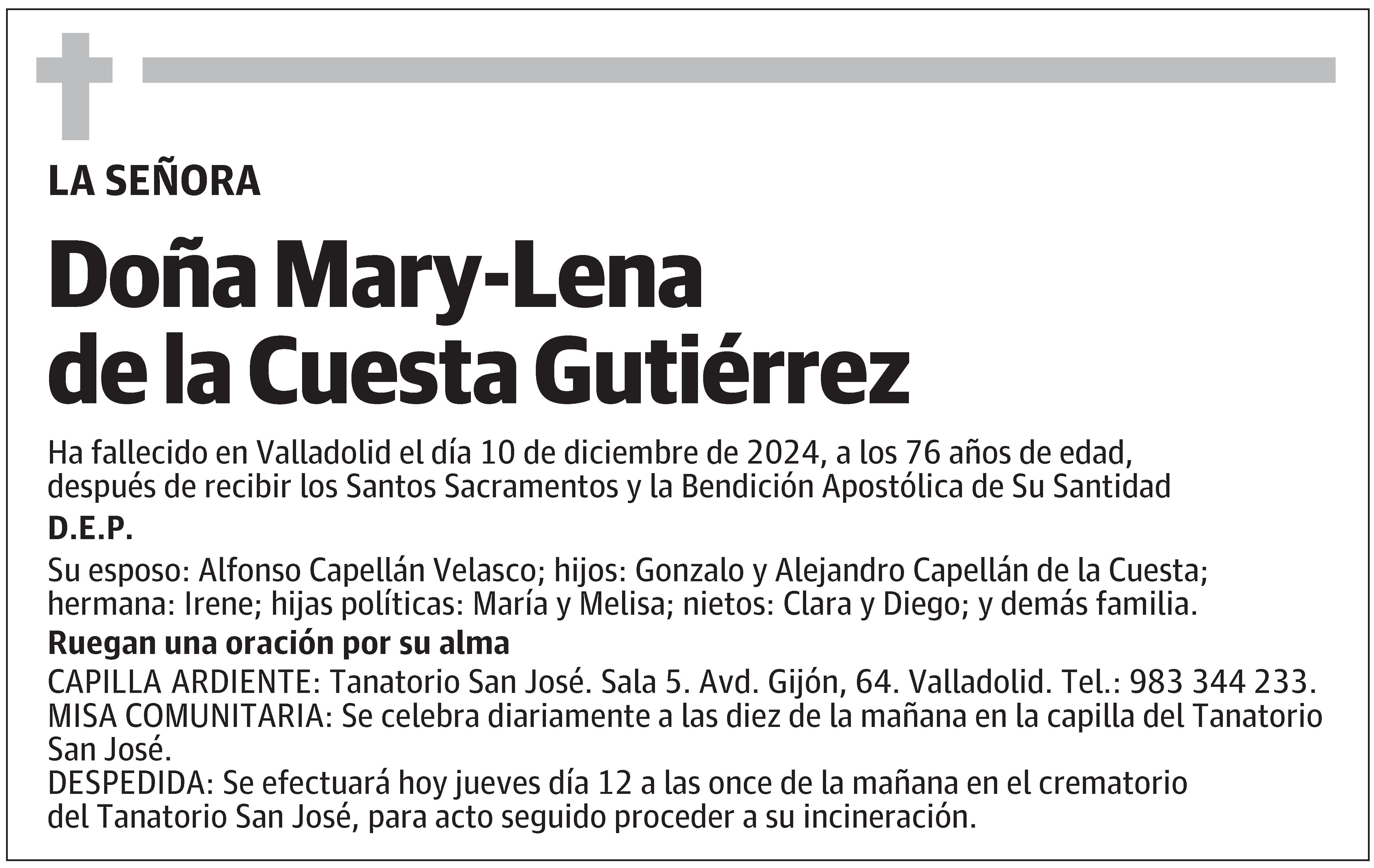 Mary-Lena de la Cuesta Gutiérrez