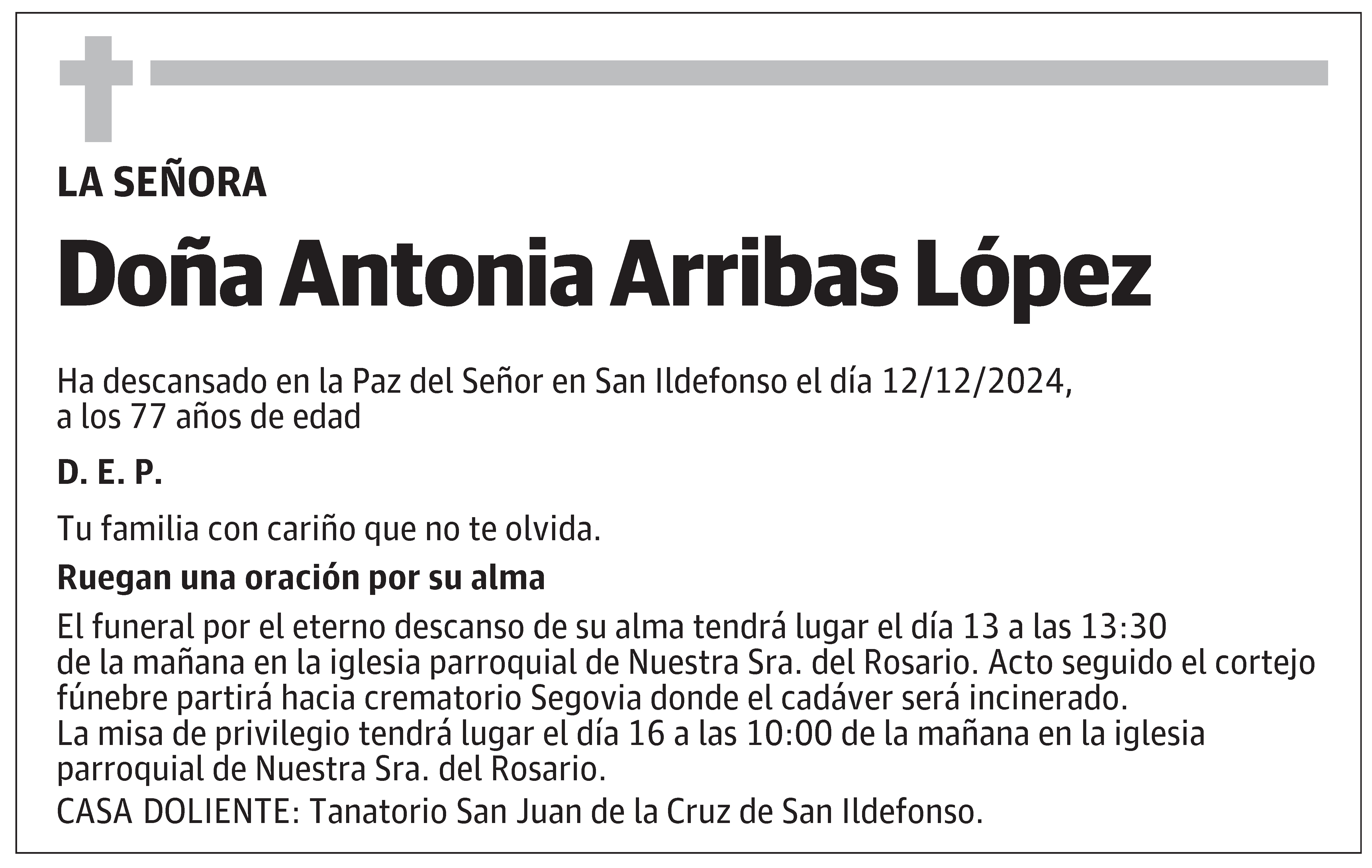 Antonia Arribas López