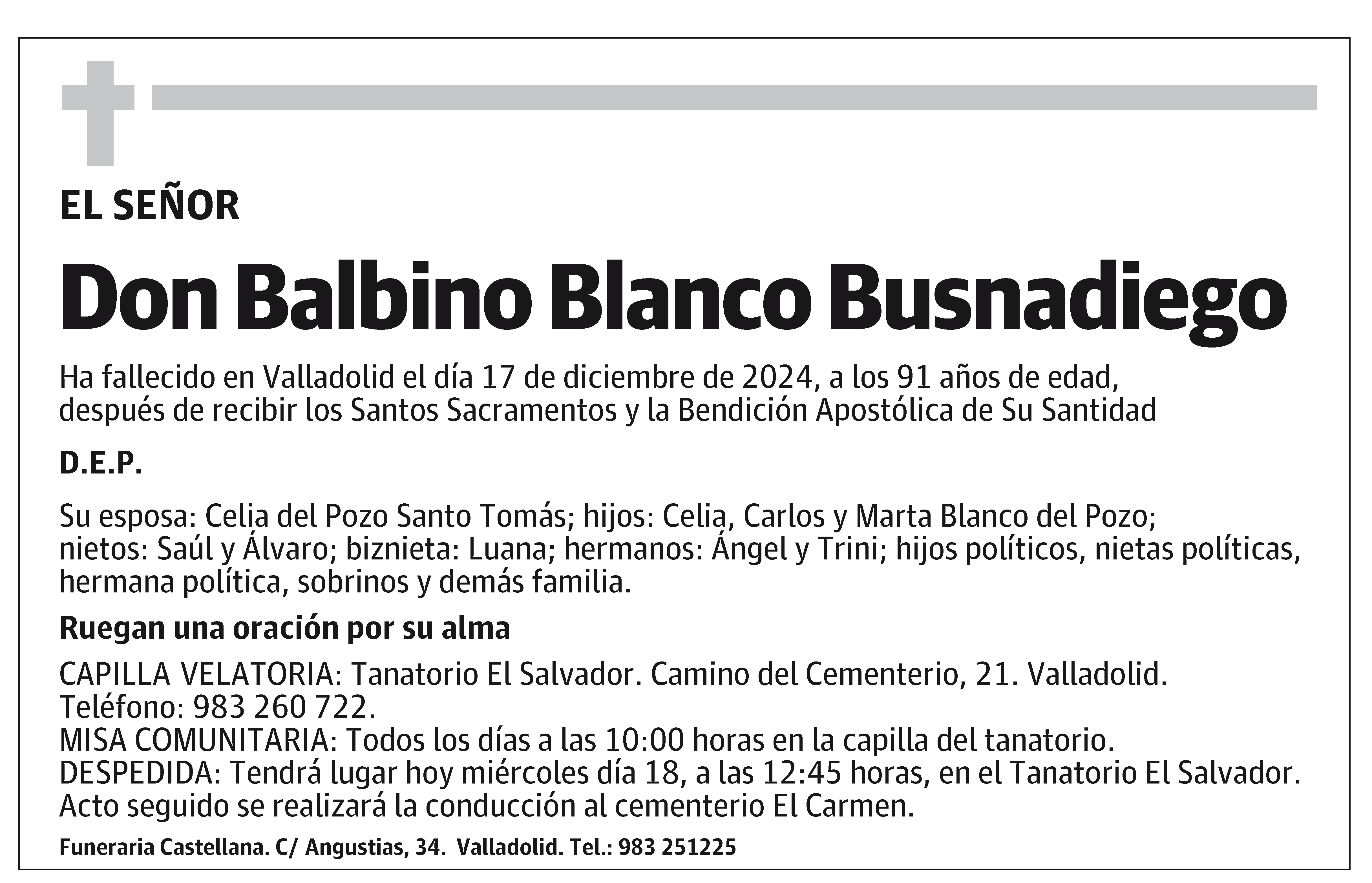 Balbino Blanco Busnadiego