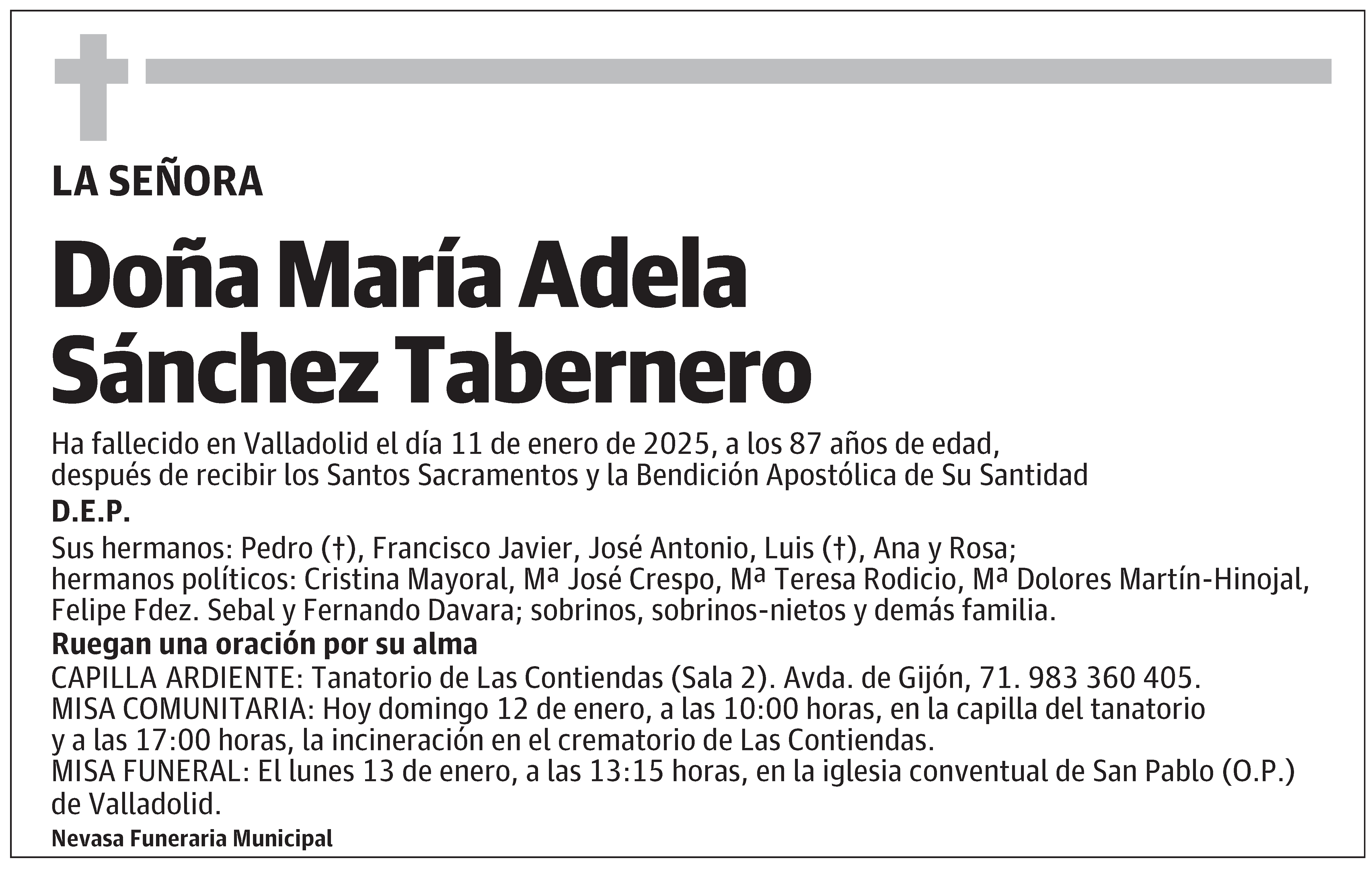 María Adela Sánchez Tabernero