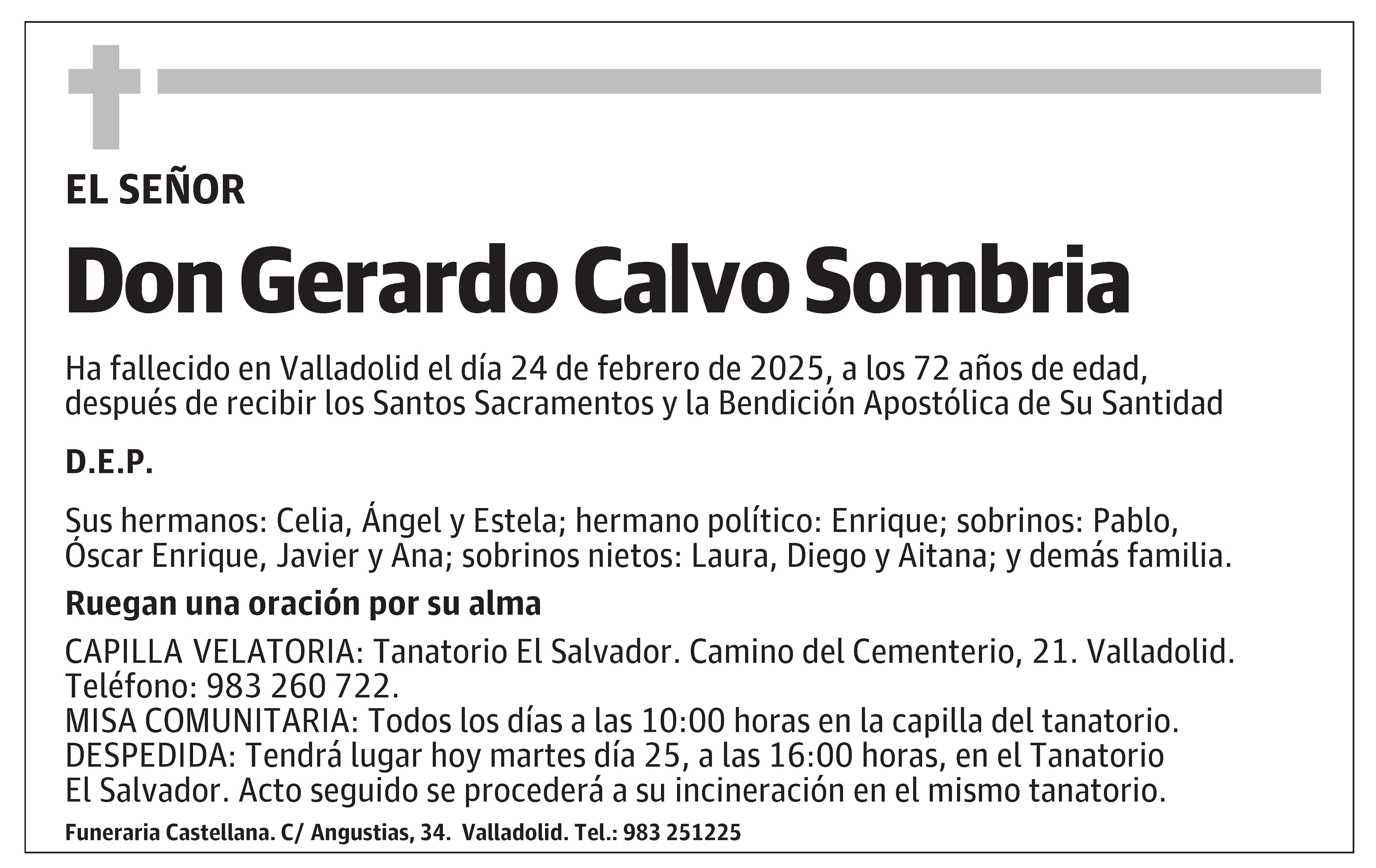 Gerardo Calvo Sombria