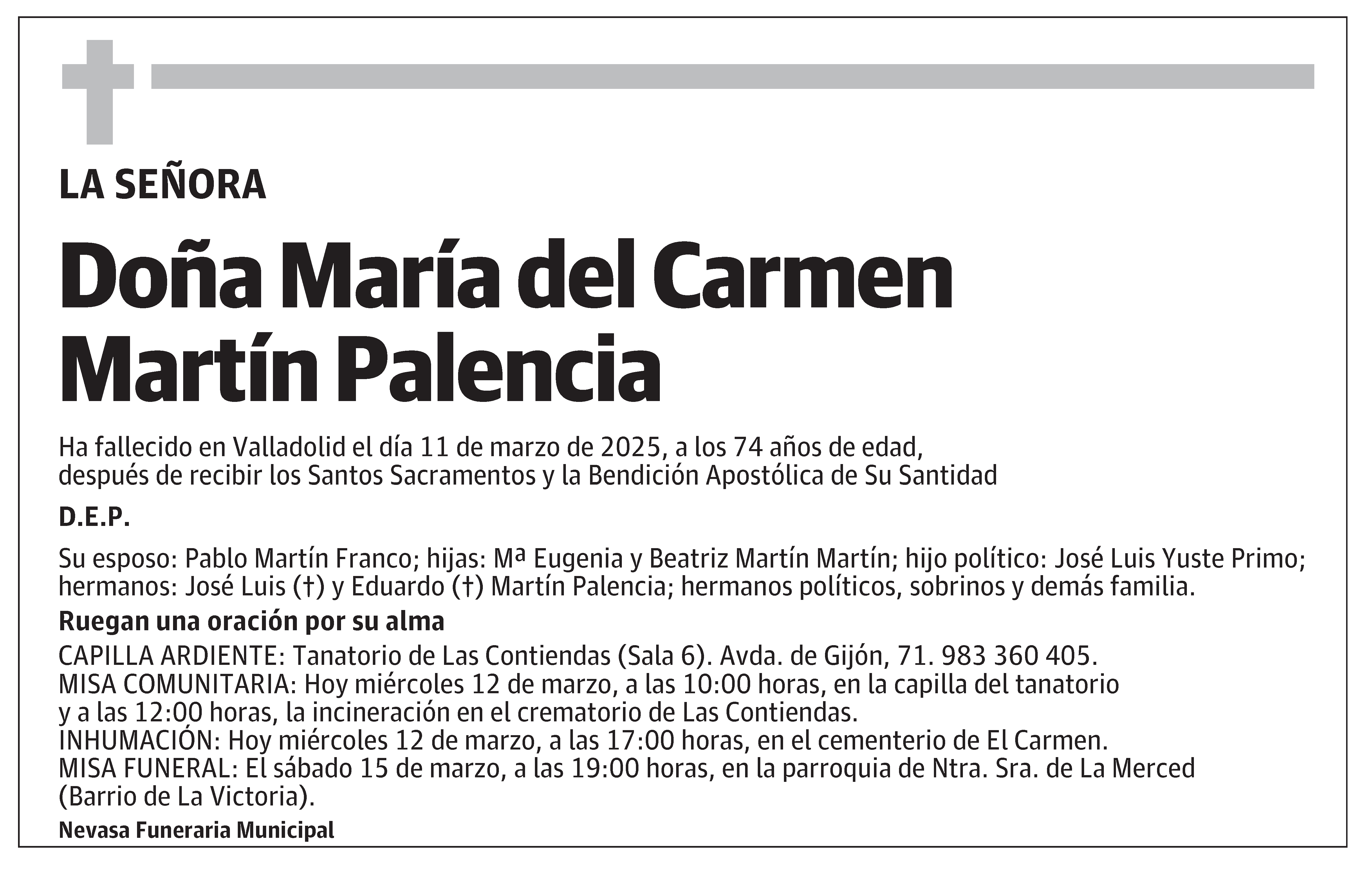 María del Carmen Martín Palencia