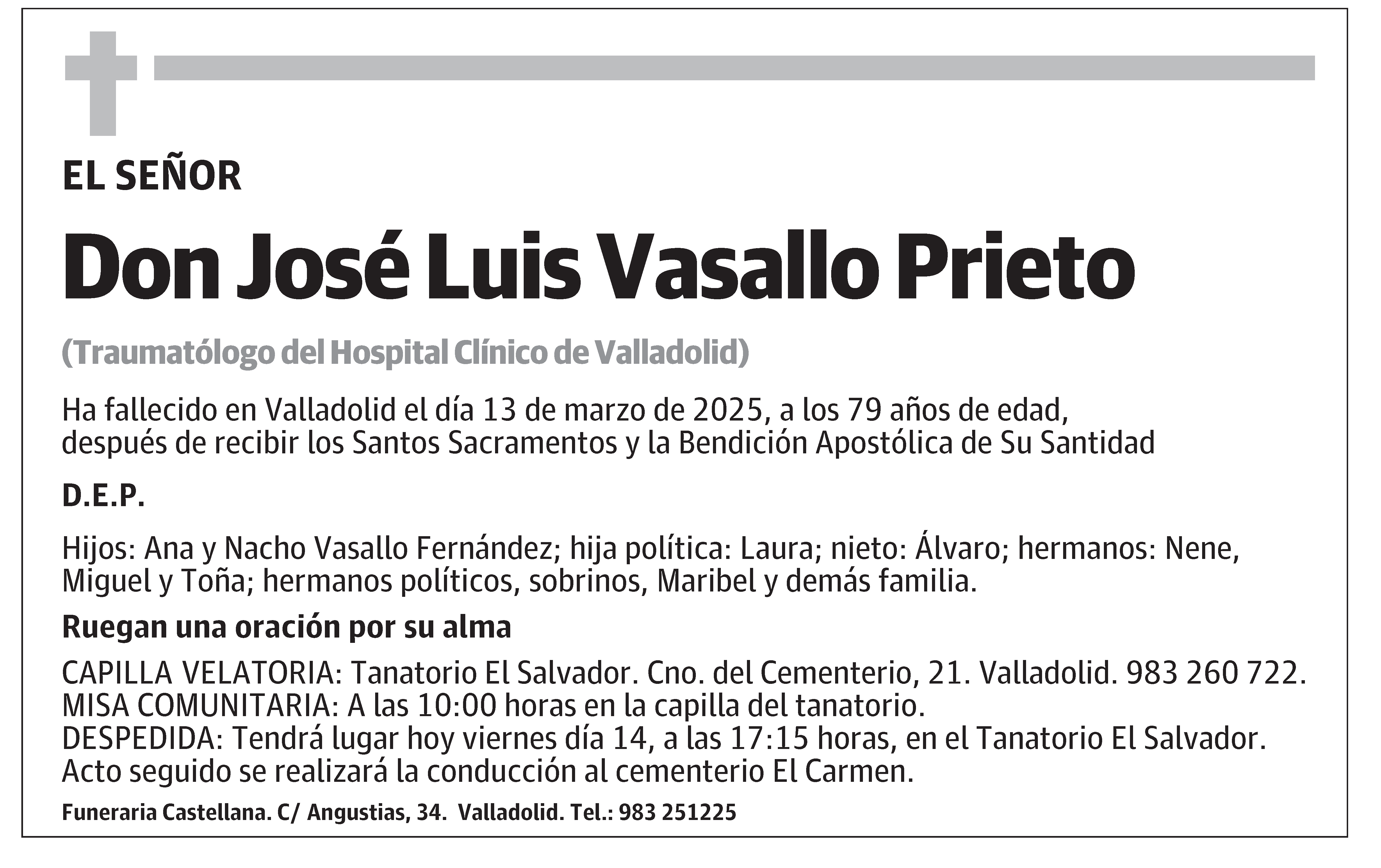 José Luis Vasallo Prieto