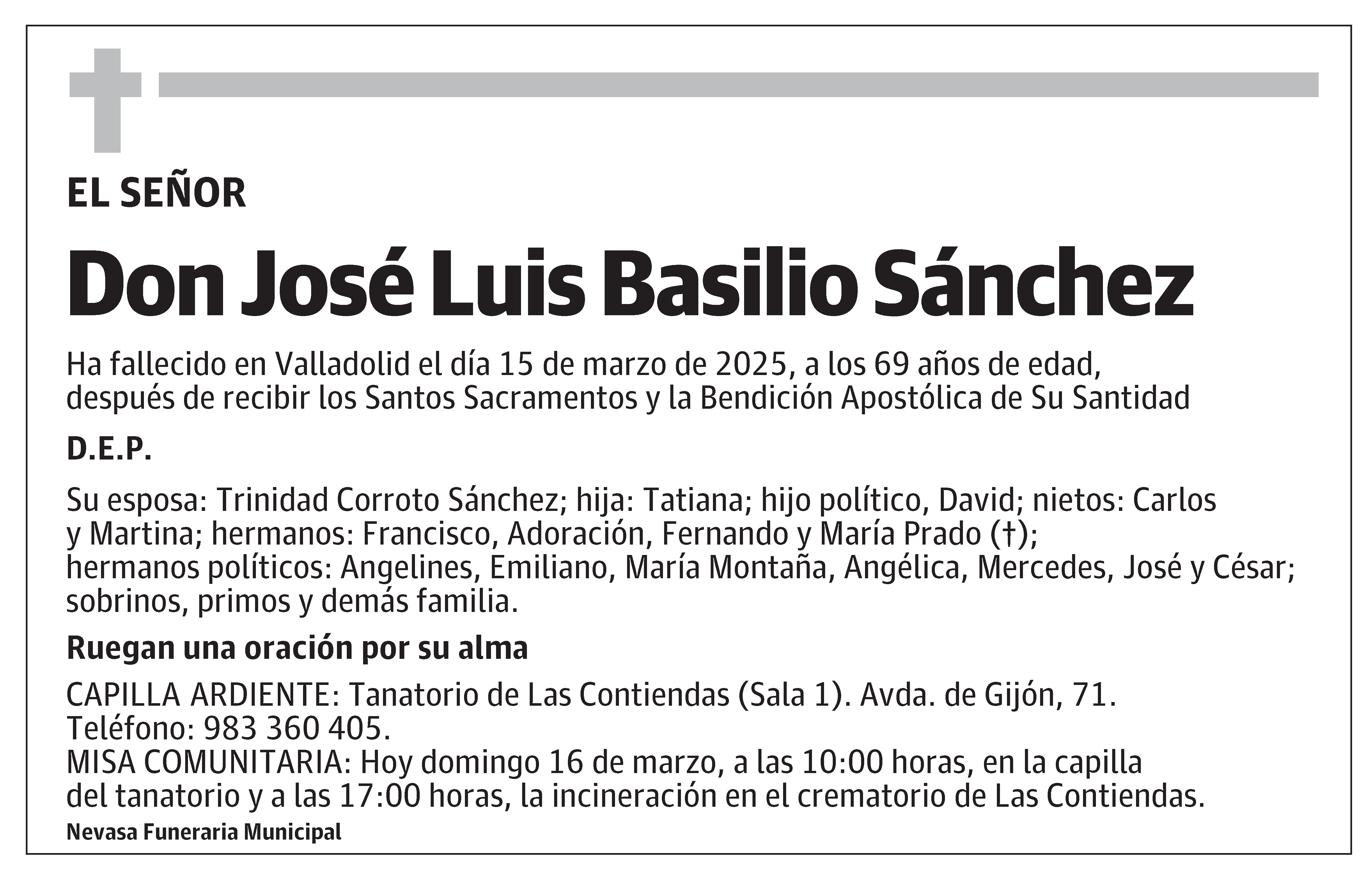 José Luis Basilio Sánchez