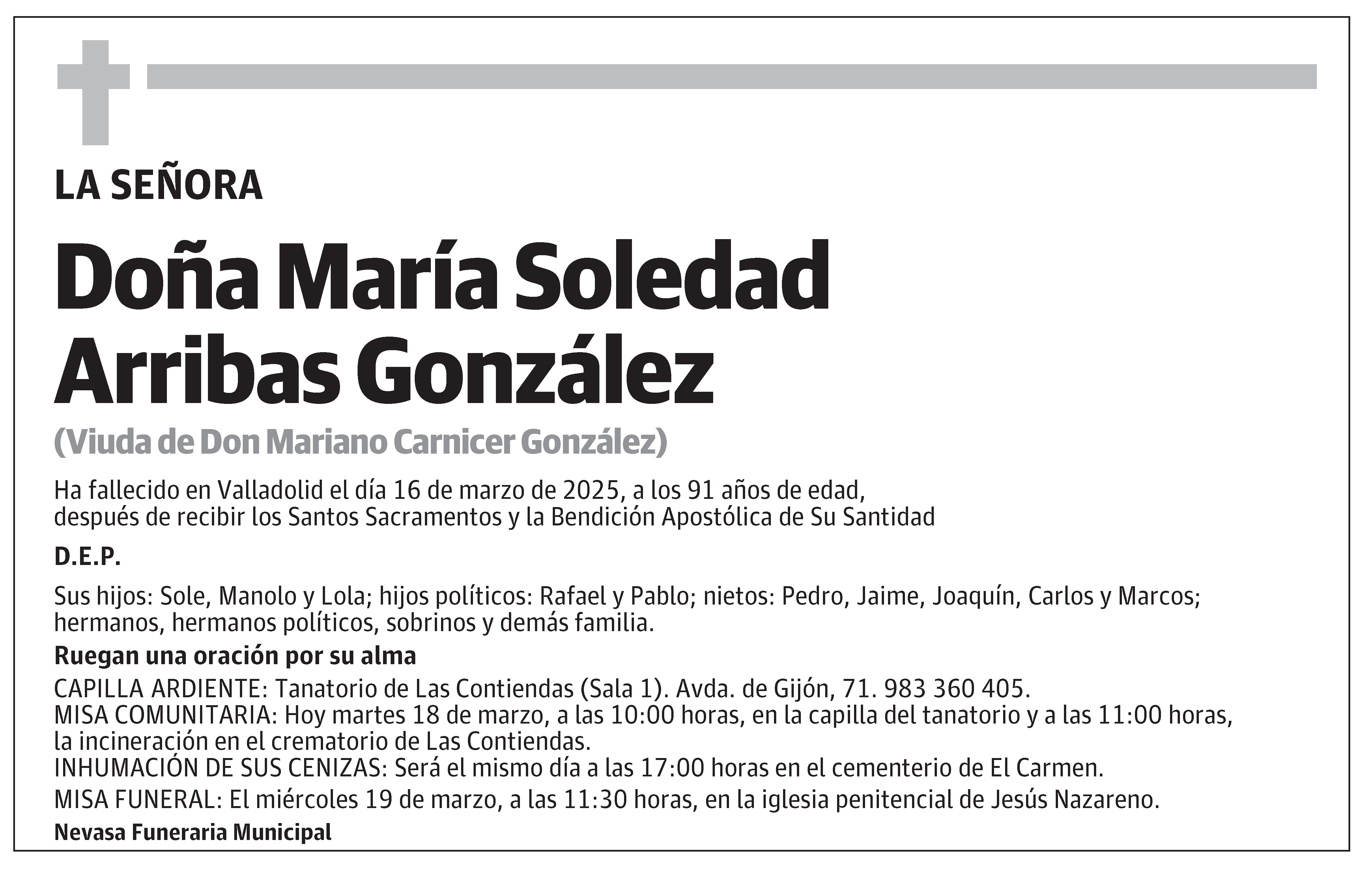 María Soledad Arribas González