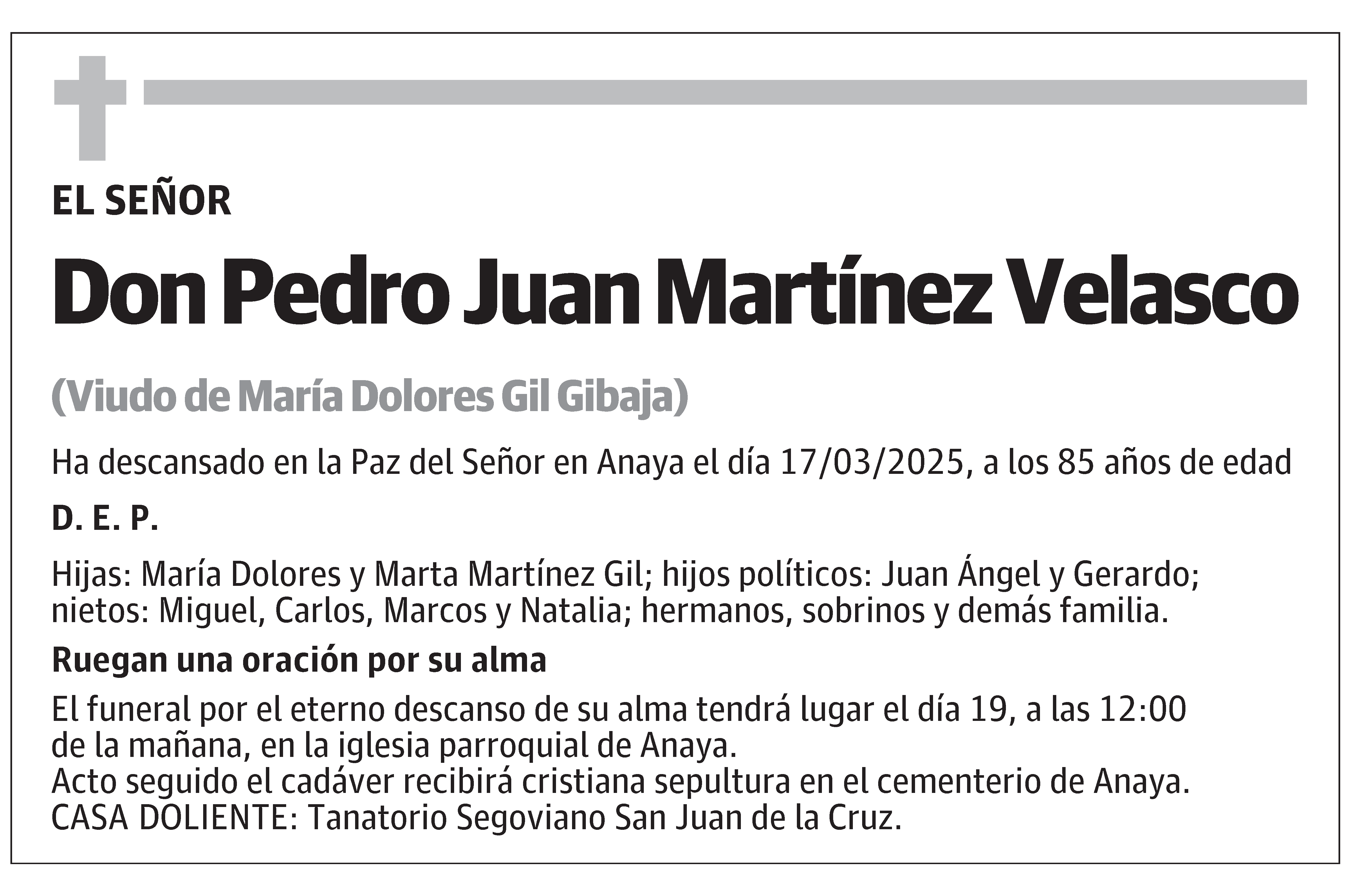 Pedro Juan Martínez Velasco