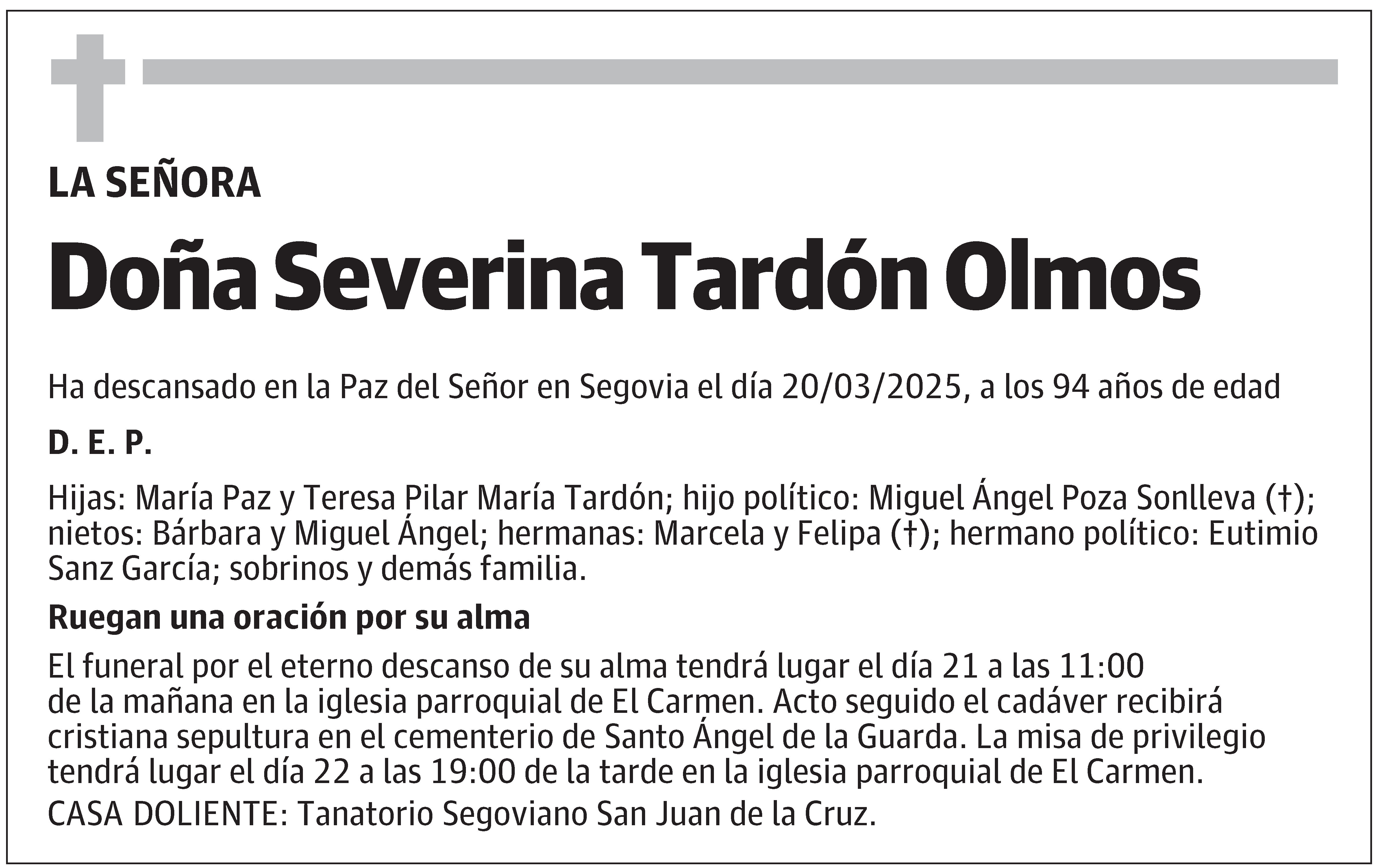 Severina Tardón Olmos