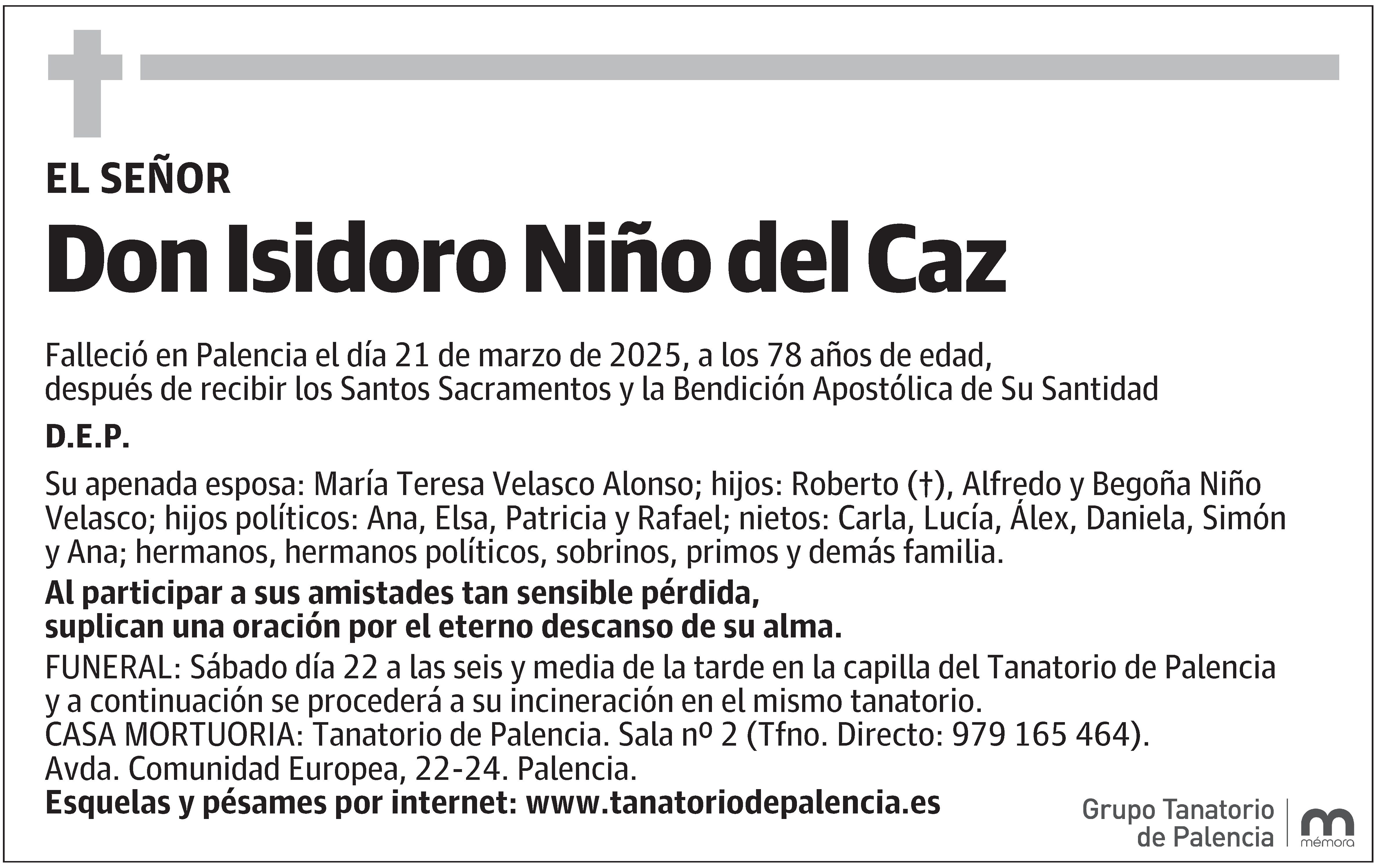 Isidoro Niño del Caz