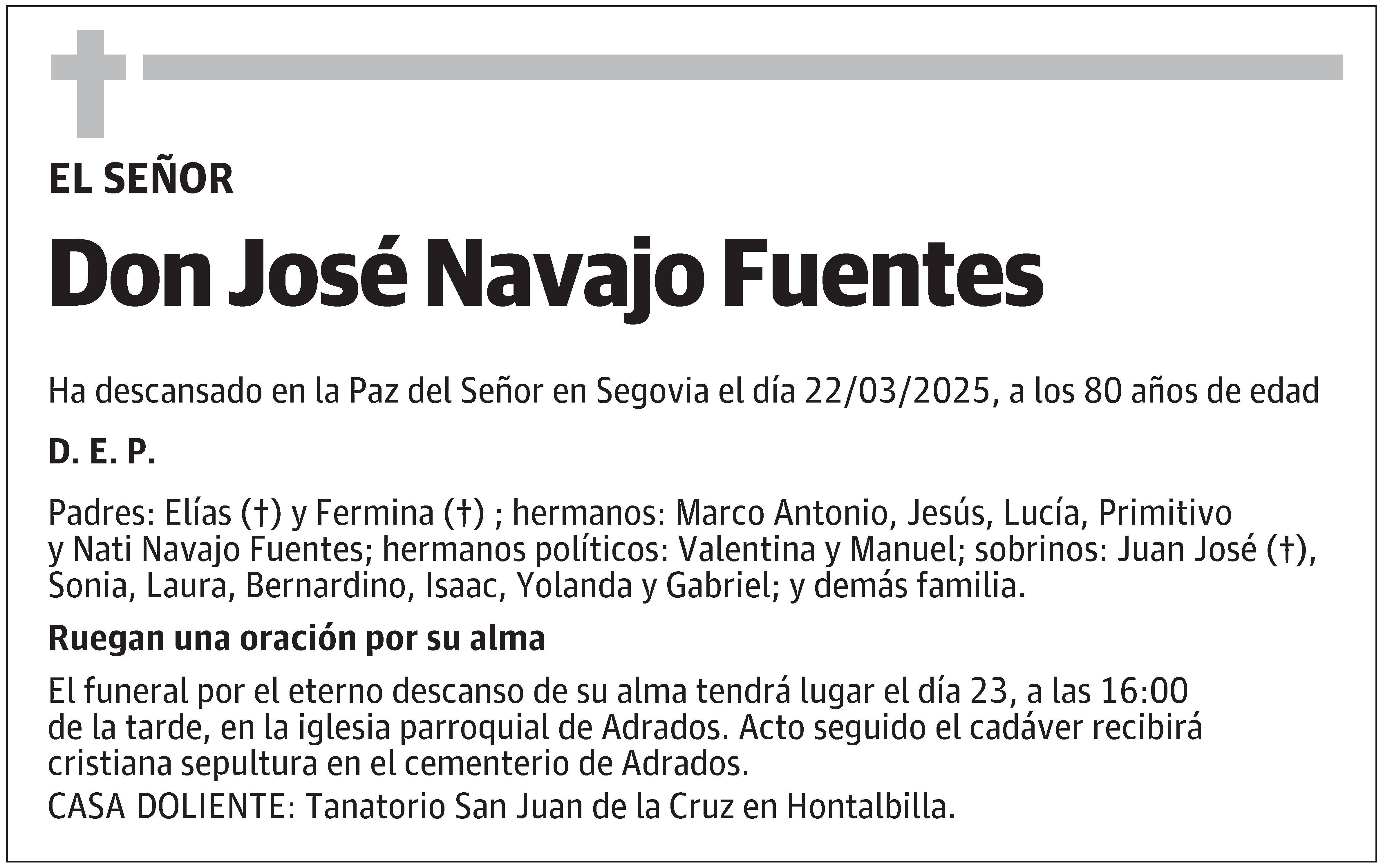 José Navajo Fuentes