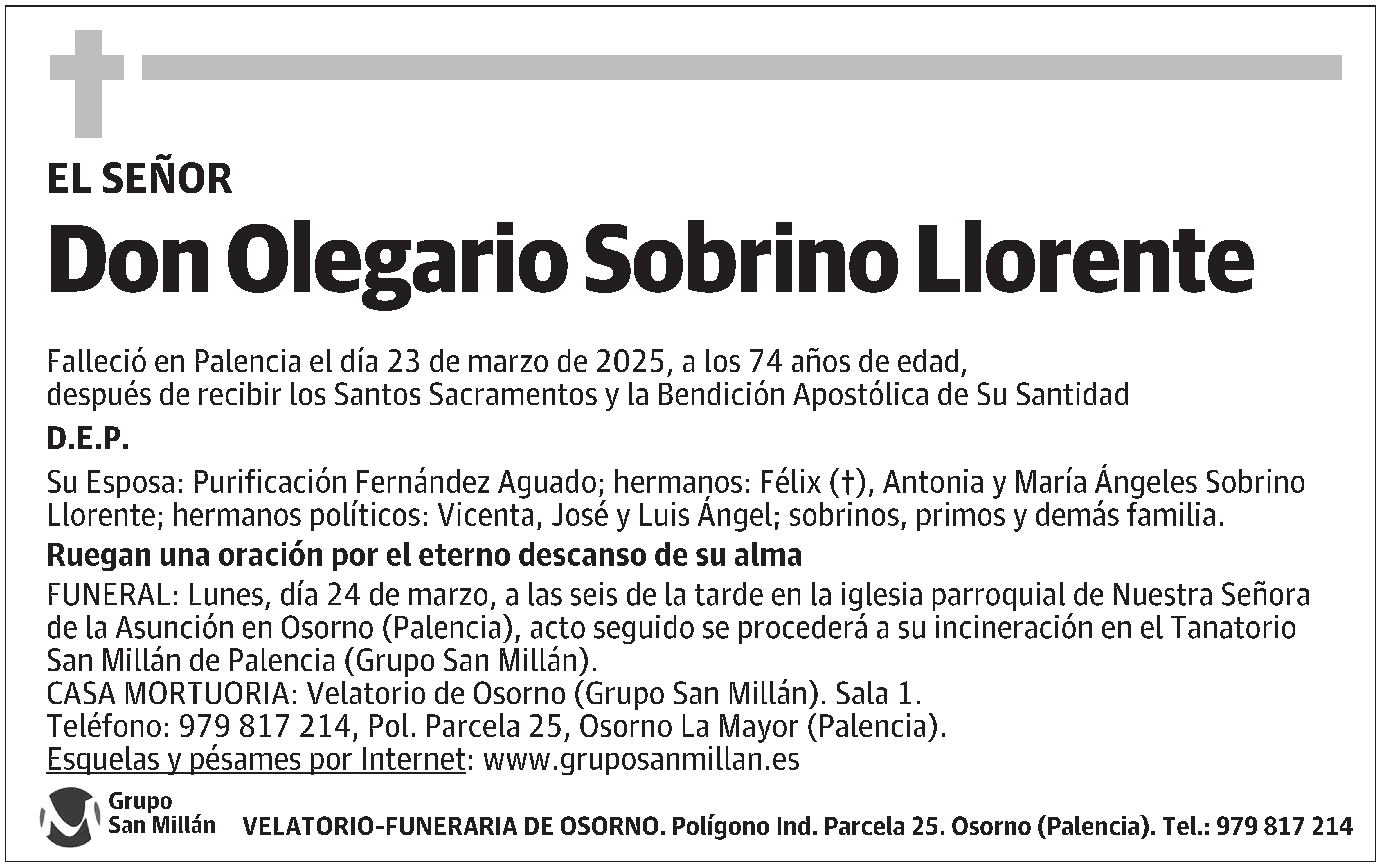 Olegario Sobrino Llorente