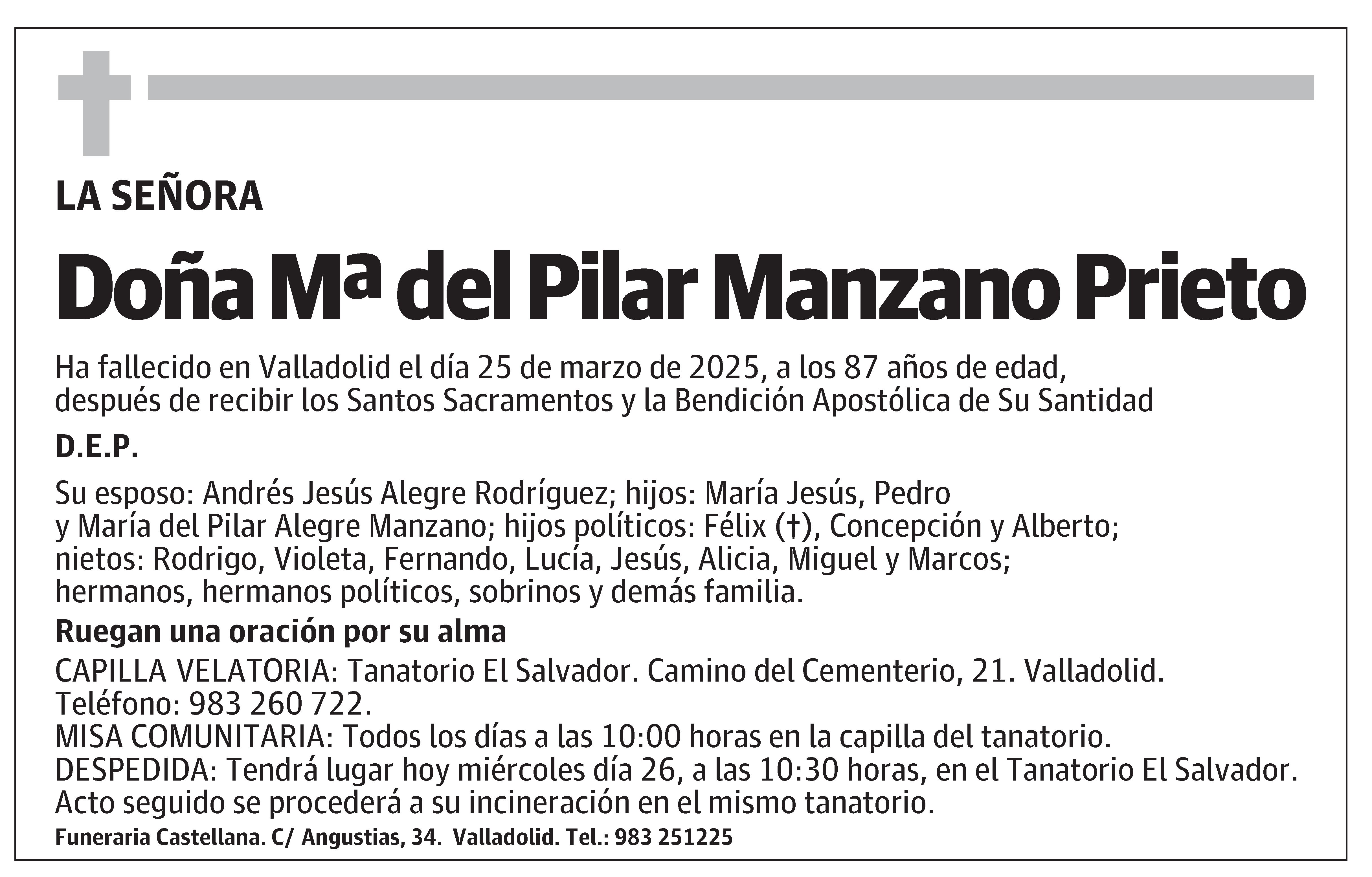 Mª del Pilar Manzano Prieto