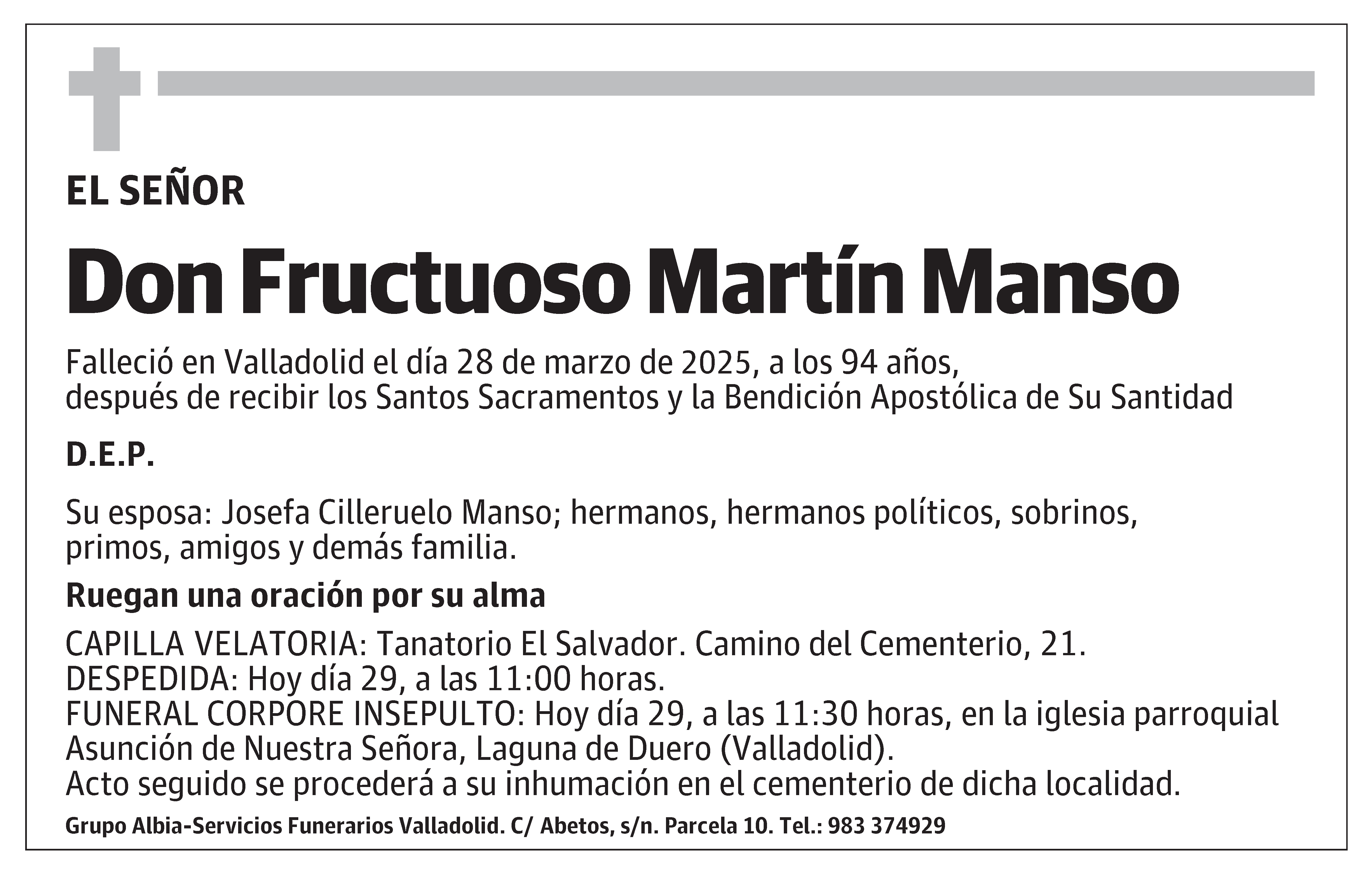 Fructuoso Martín Manso