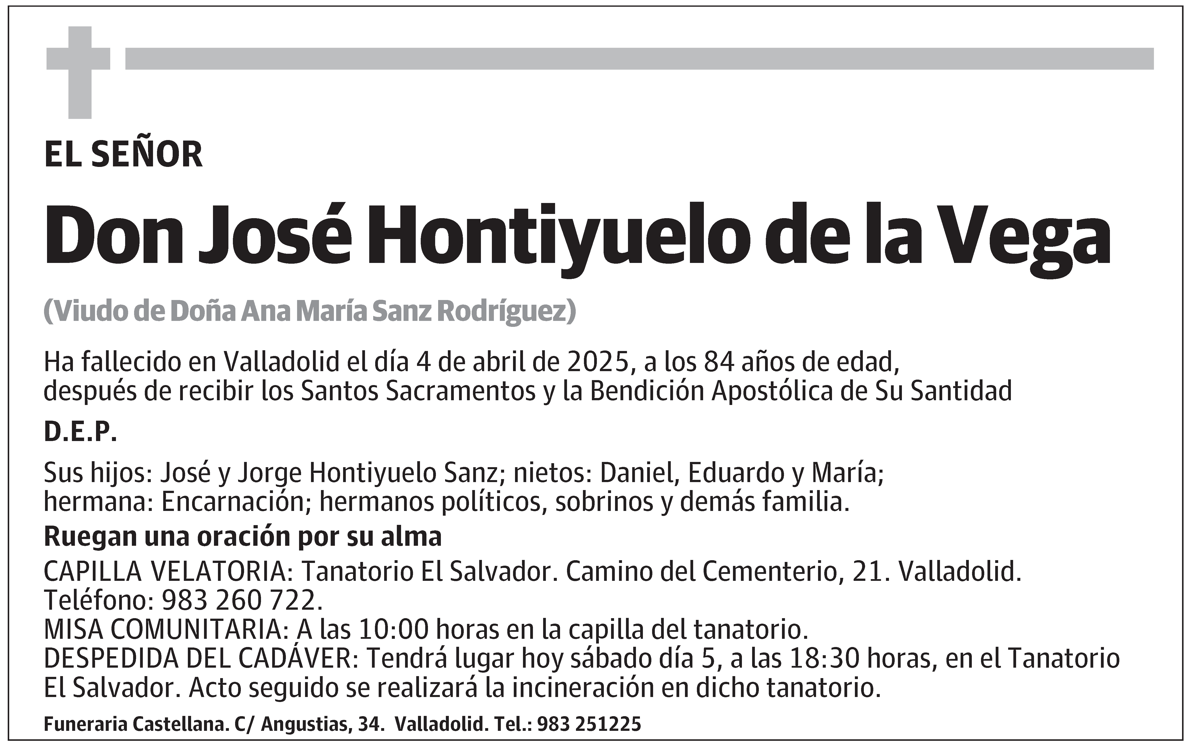 José Hontiyuelo de la Vega