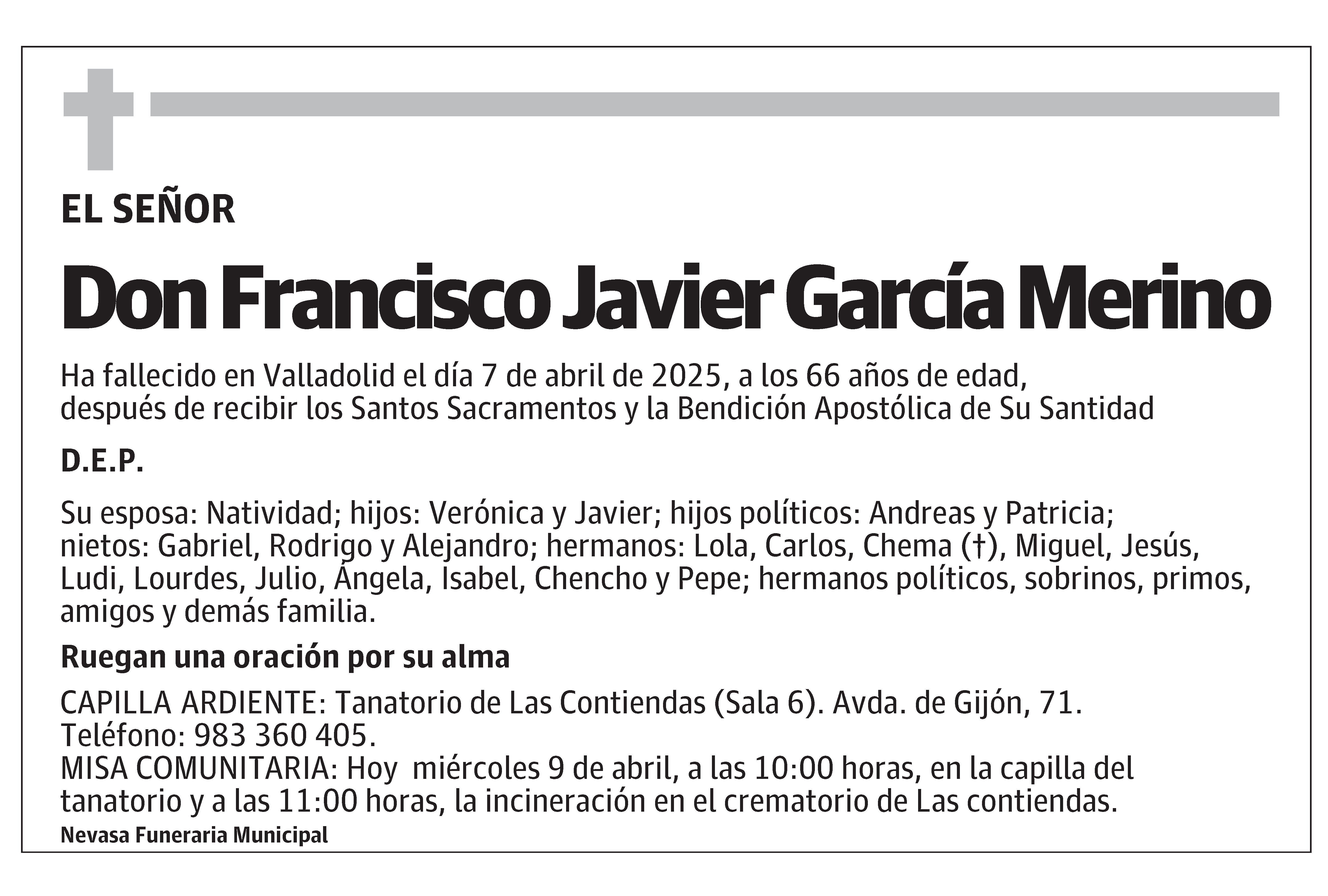 Francisco Javier García Merino