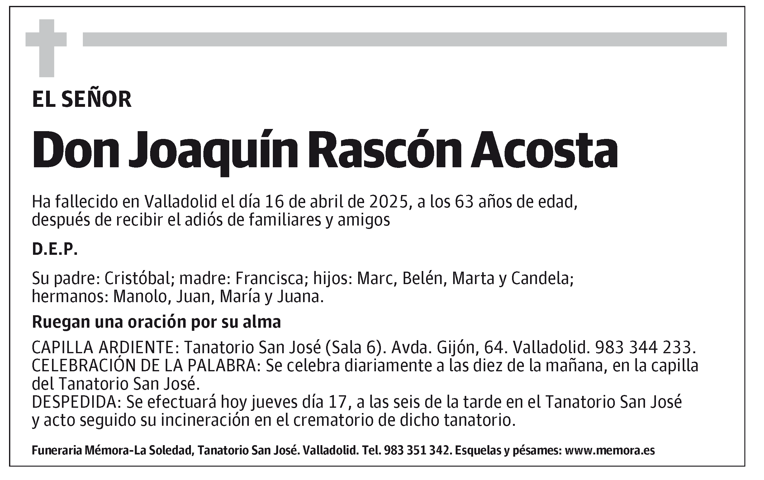 Joaquín Rascón Acosta